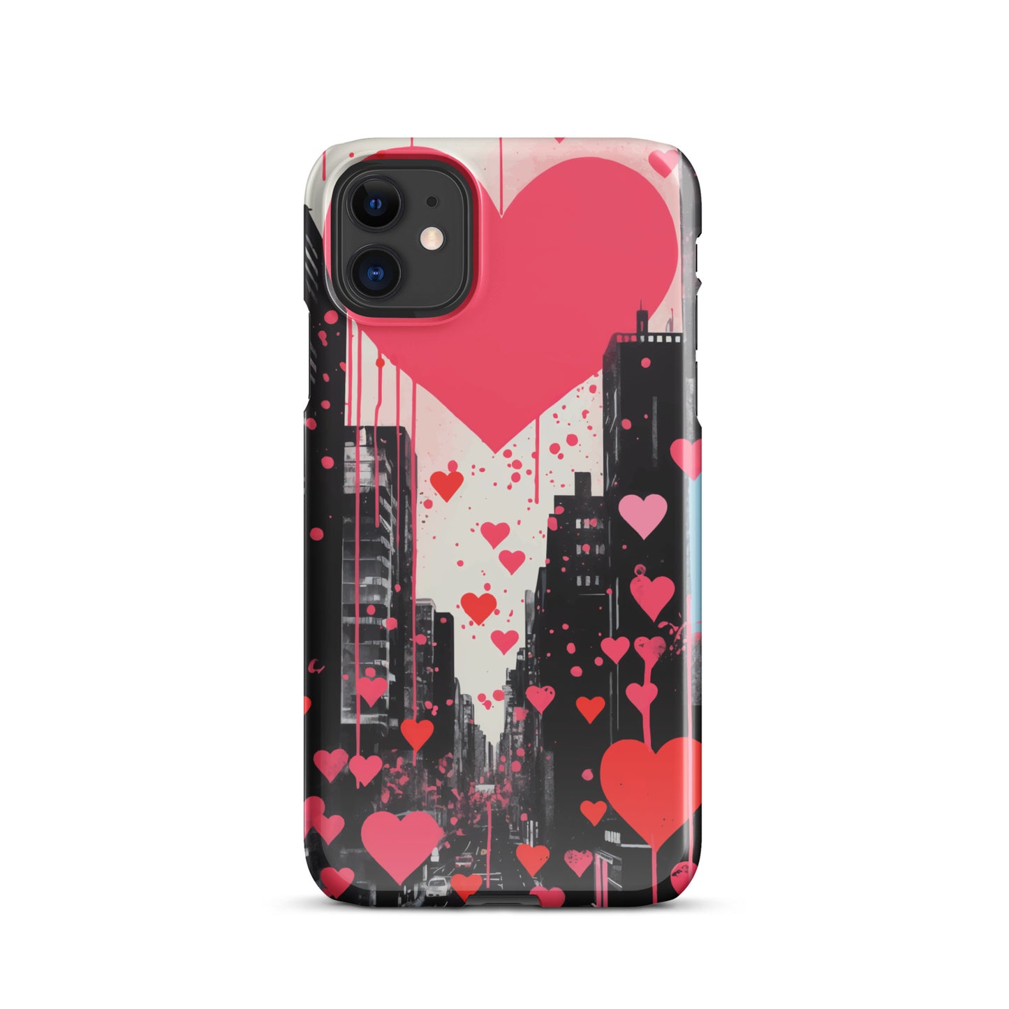 Hearts in the city  Snap case for iPhone®