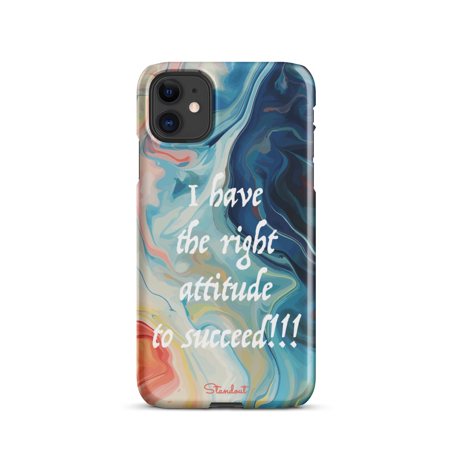 The right attitude Snap case for iPhone®