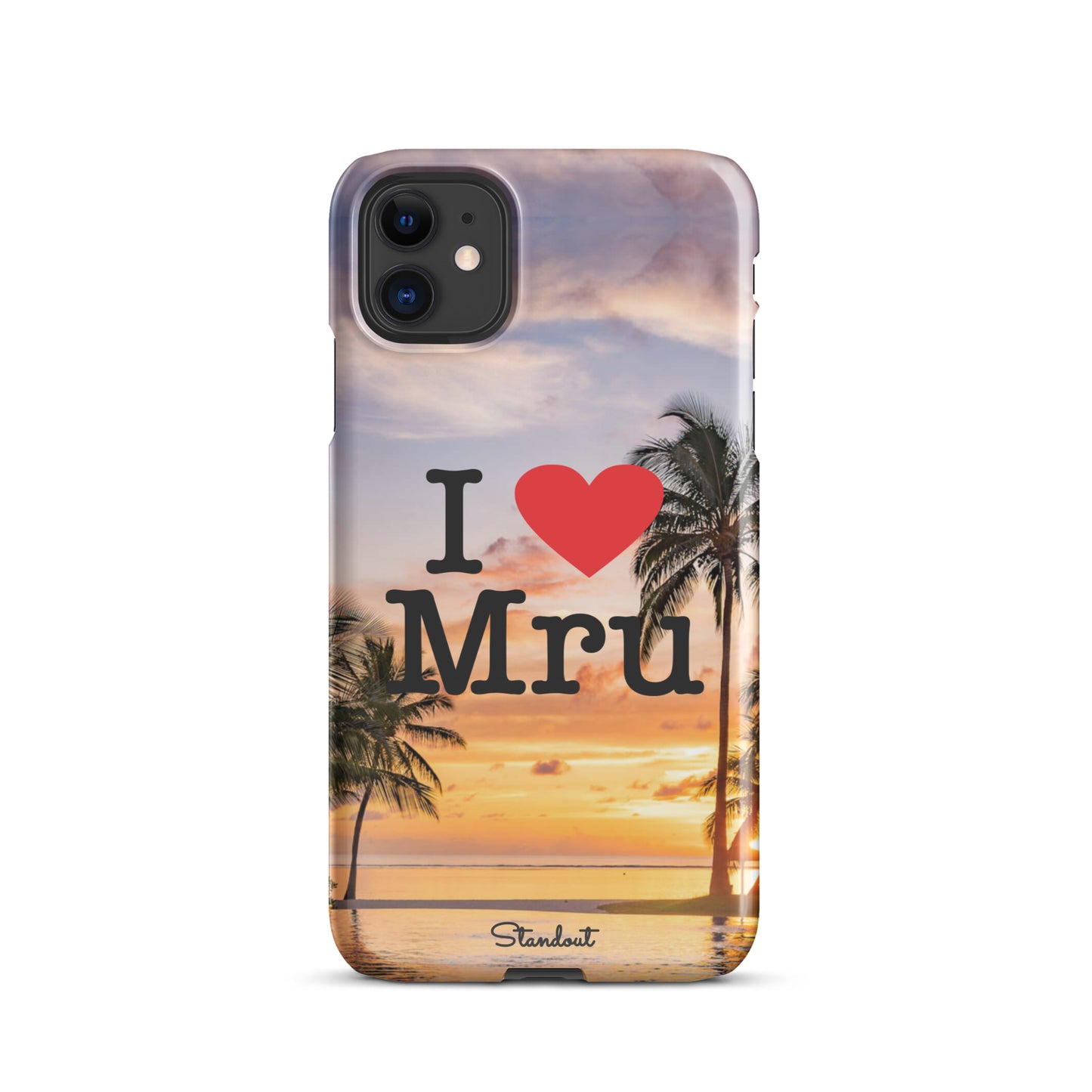 I love Mru Sunset Snap case for iPhone®