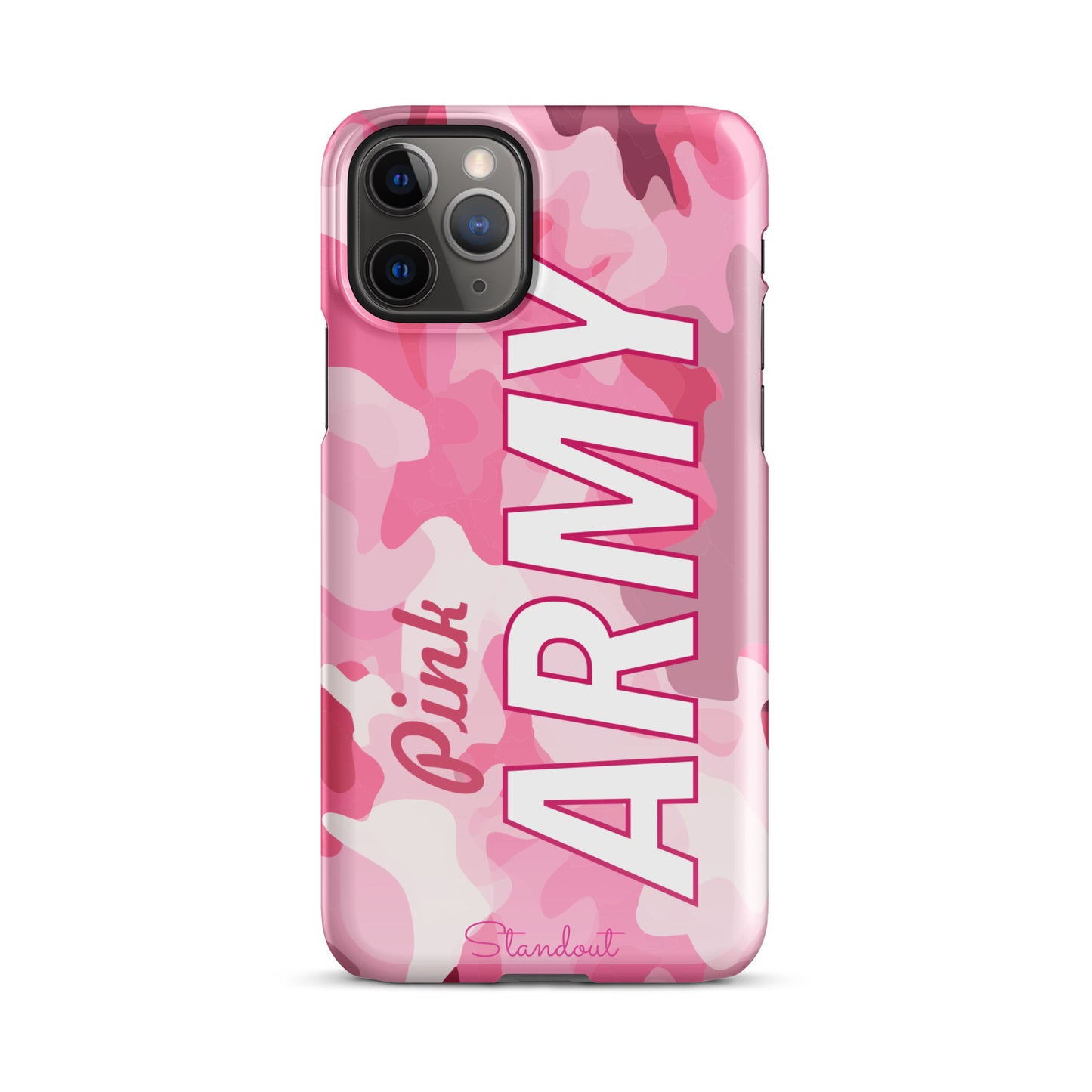 Pink Army Snap case for iPhone® SCI090