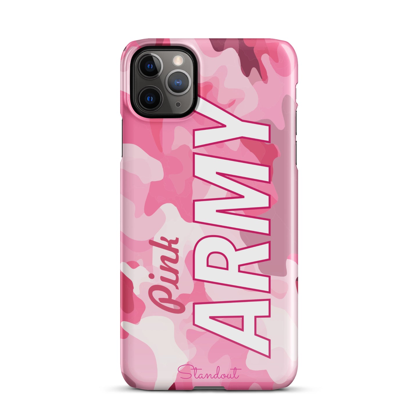 Pink Army Snap case for iPhone® SCI090