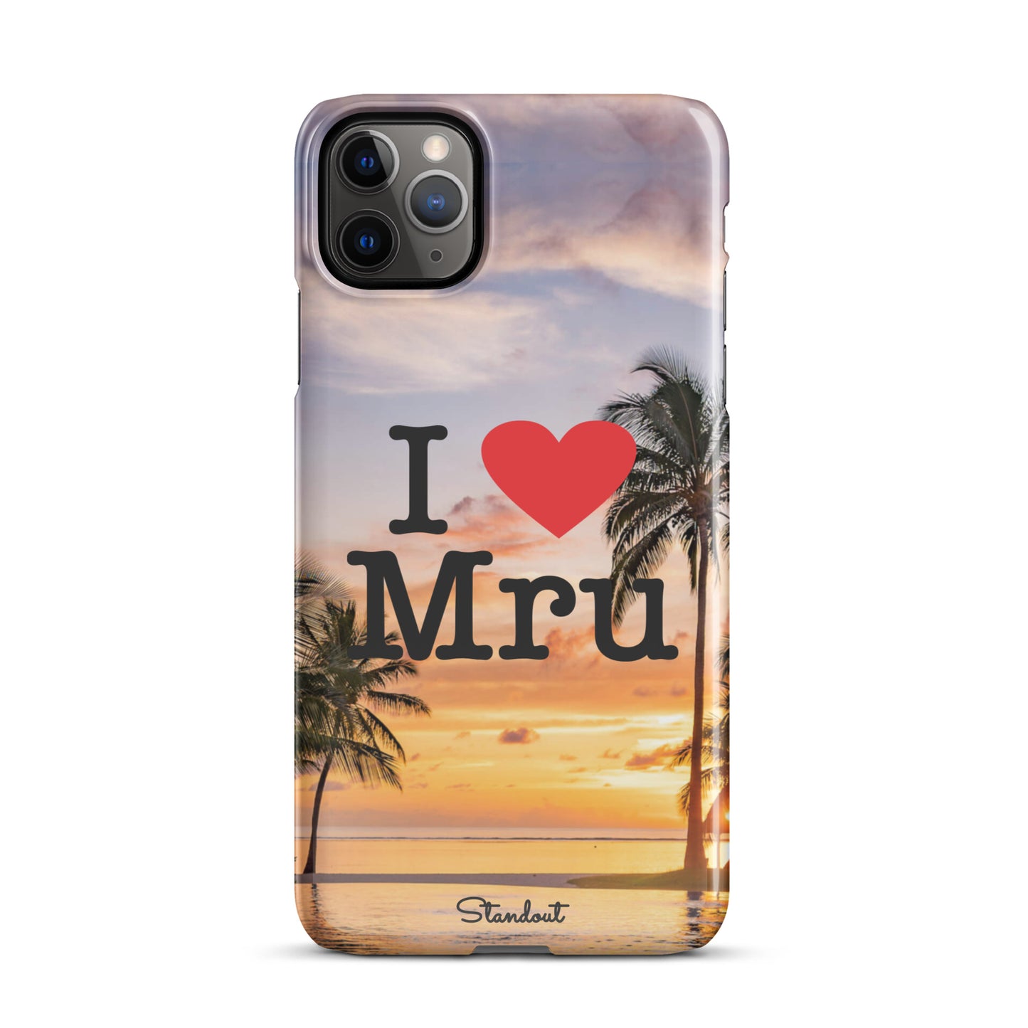 I love Mru Sunset Snap case for iPhone®