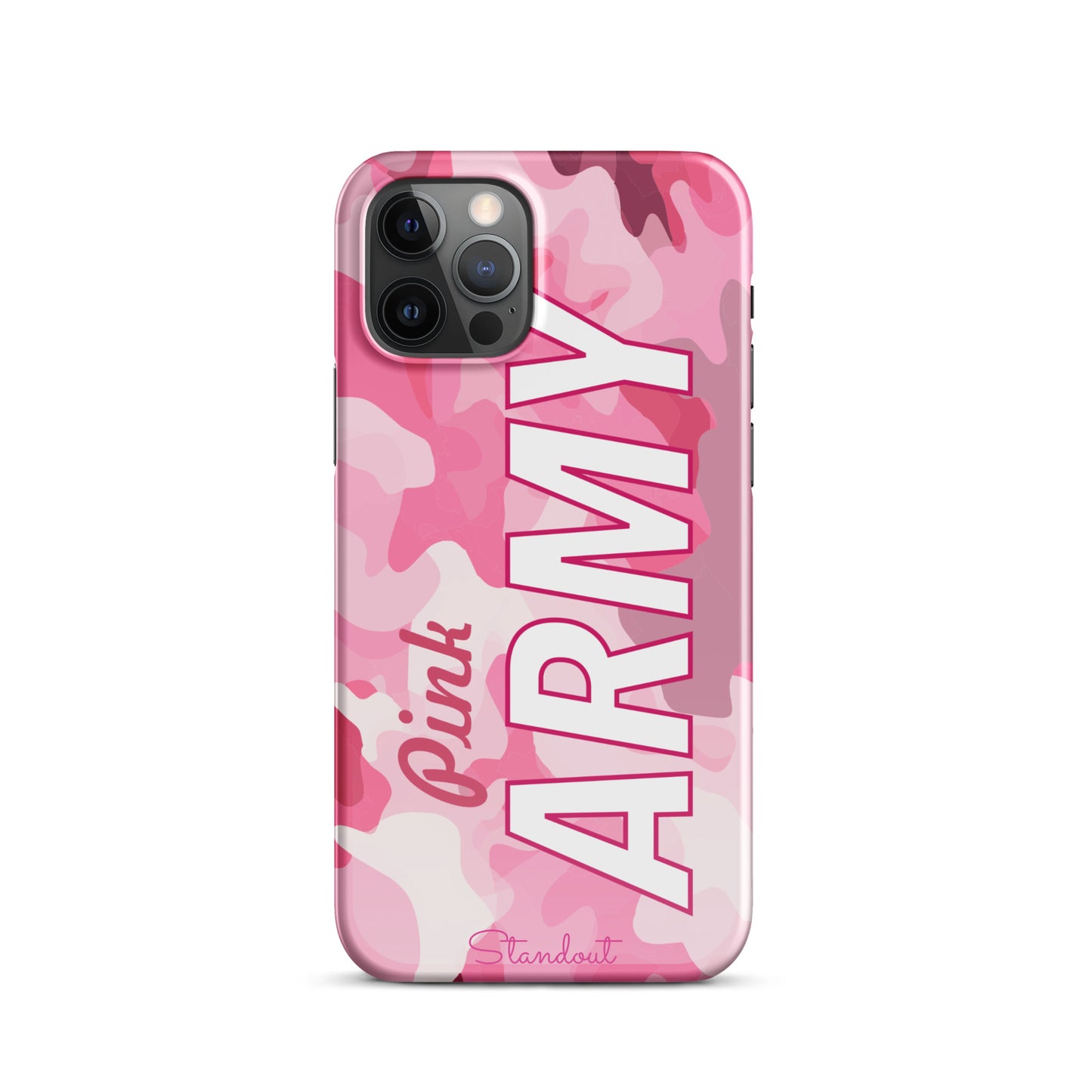 Pink Army Snap case for iPhone® SCI090