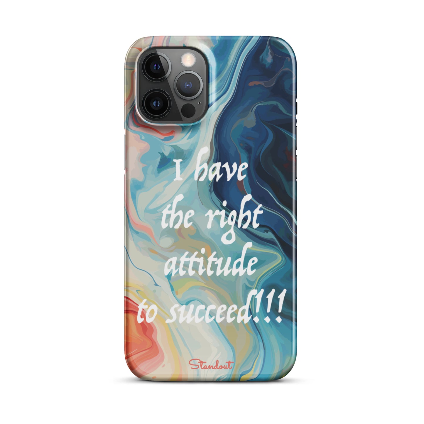 The right attitude Snap case for iPhone®