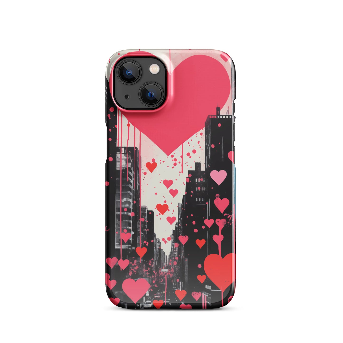 Hearts in the city  Snap case for iPhone®