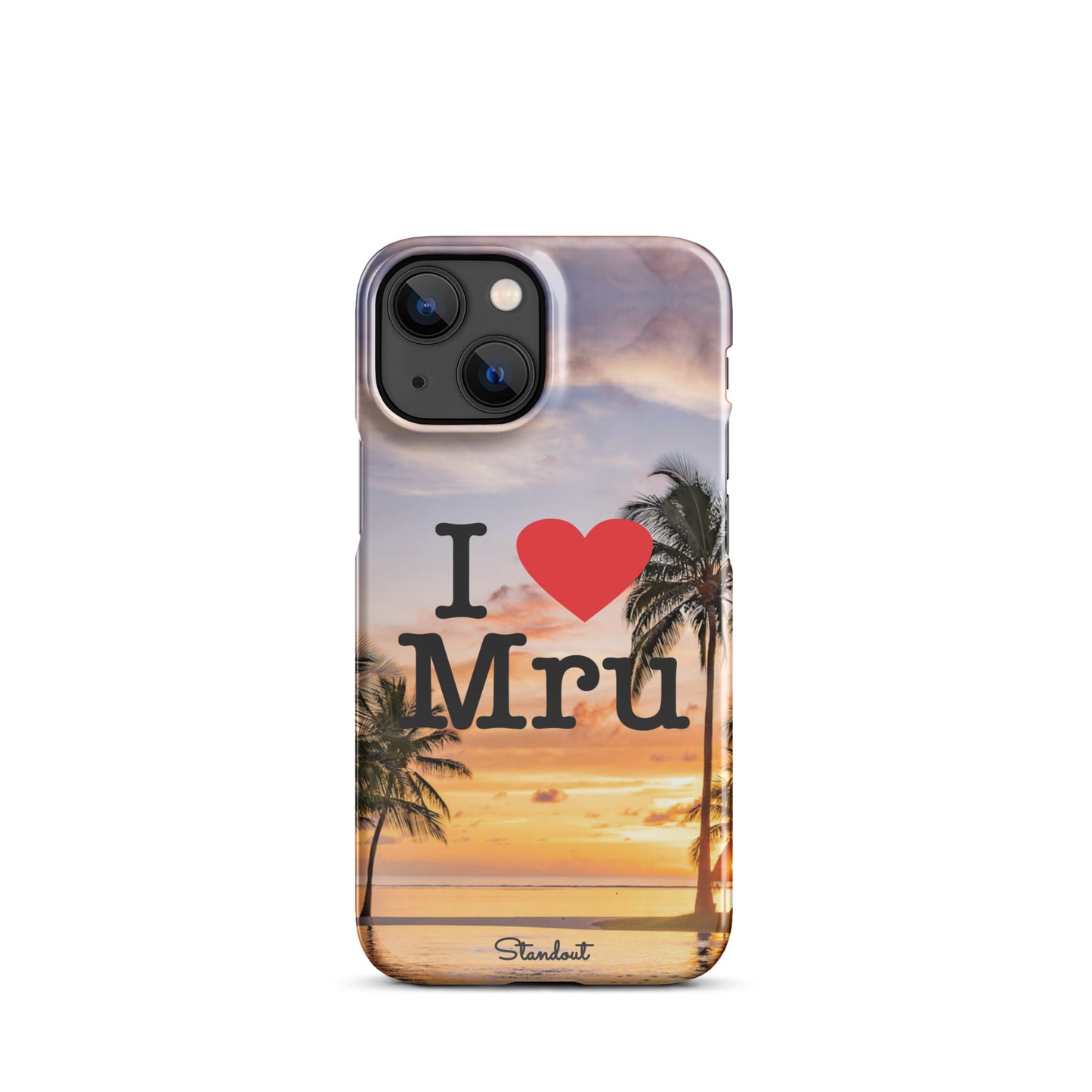 I love Mru Sunset Snap case for iPhone®