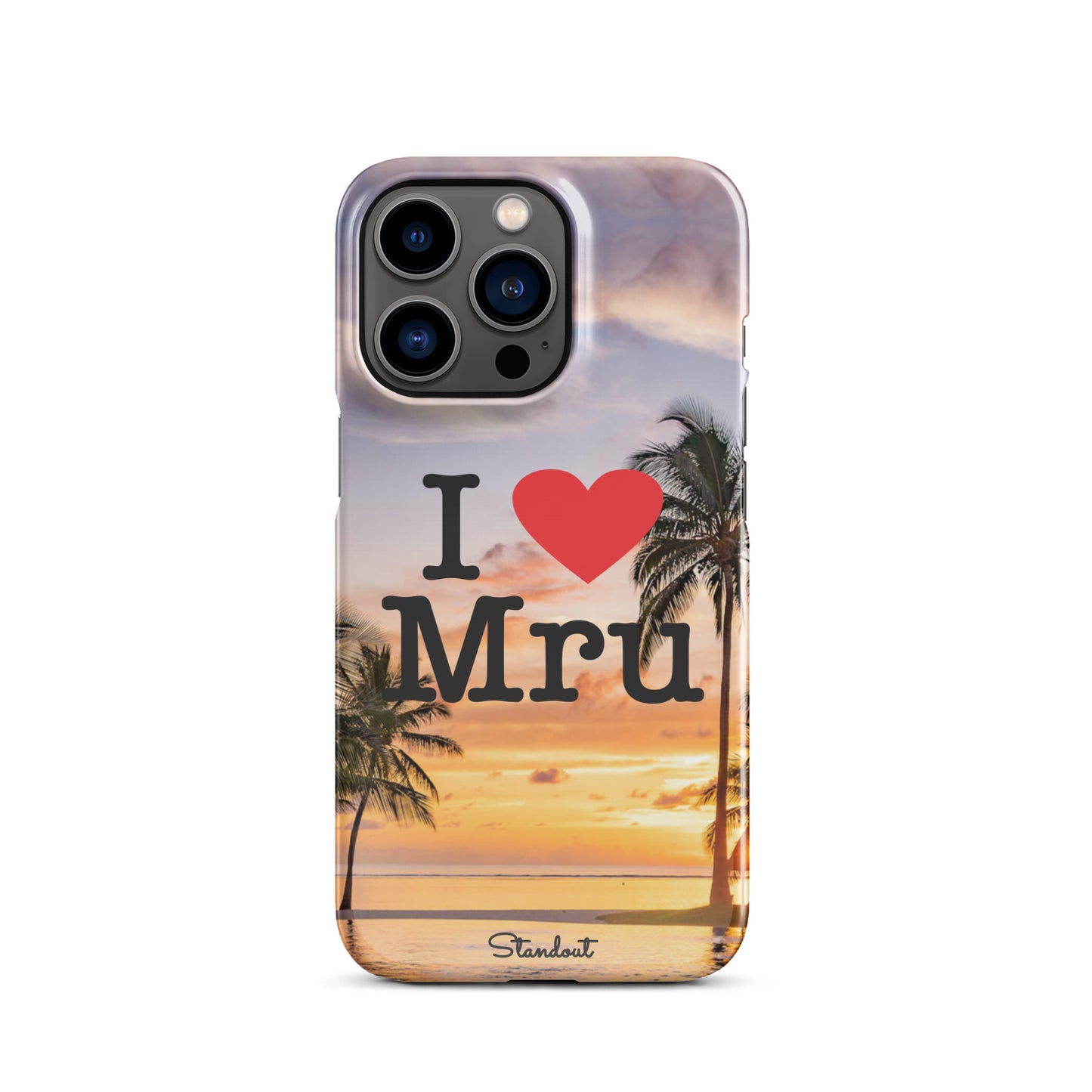 I love Mru Sunset Snap case for iPhone®