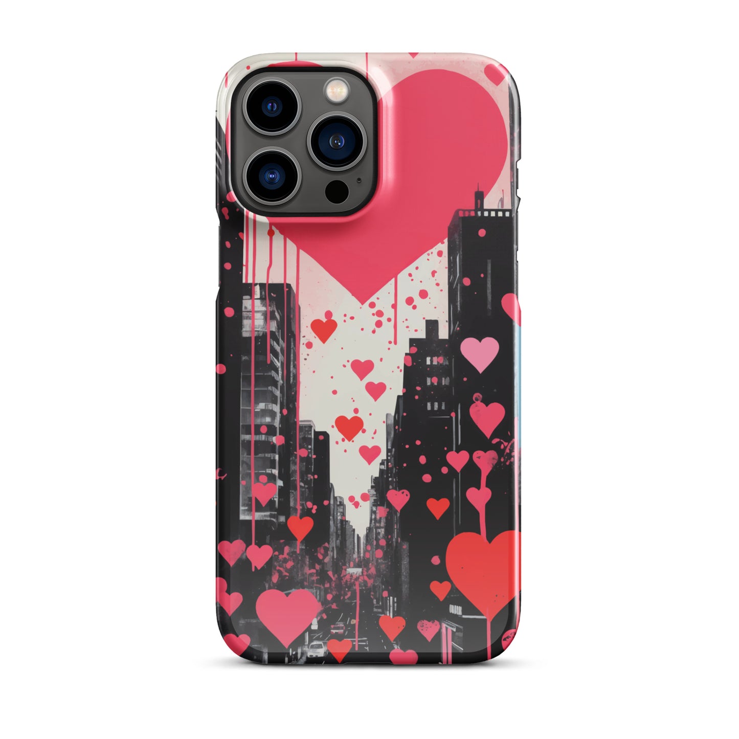 Hearts in the city  Snap case for iPhone®