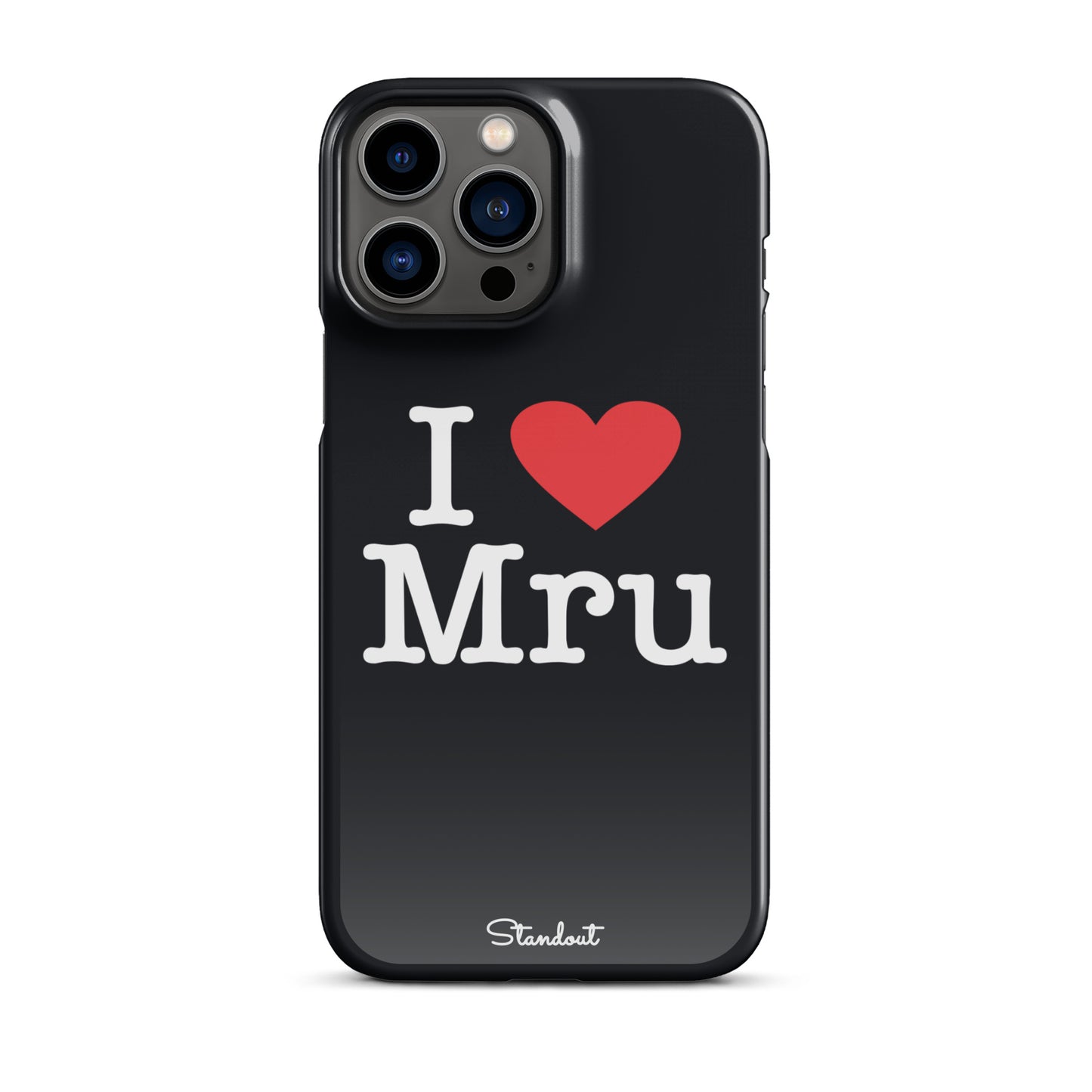 I love Mru original Snap case for iPhone®