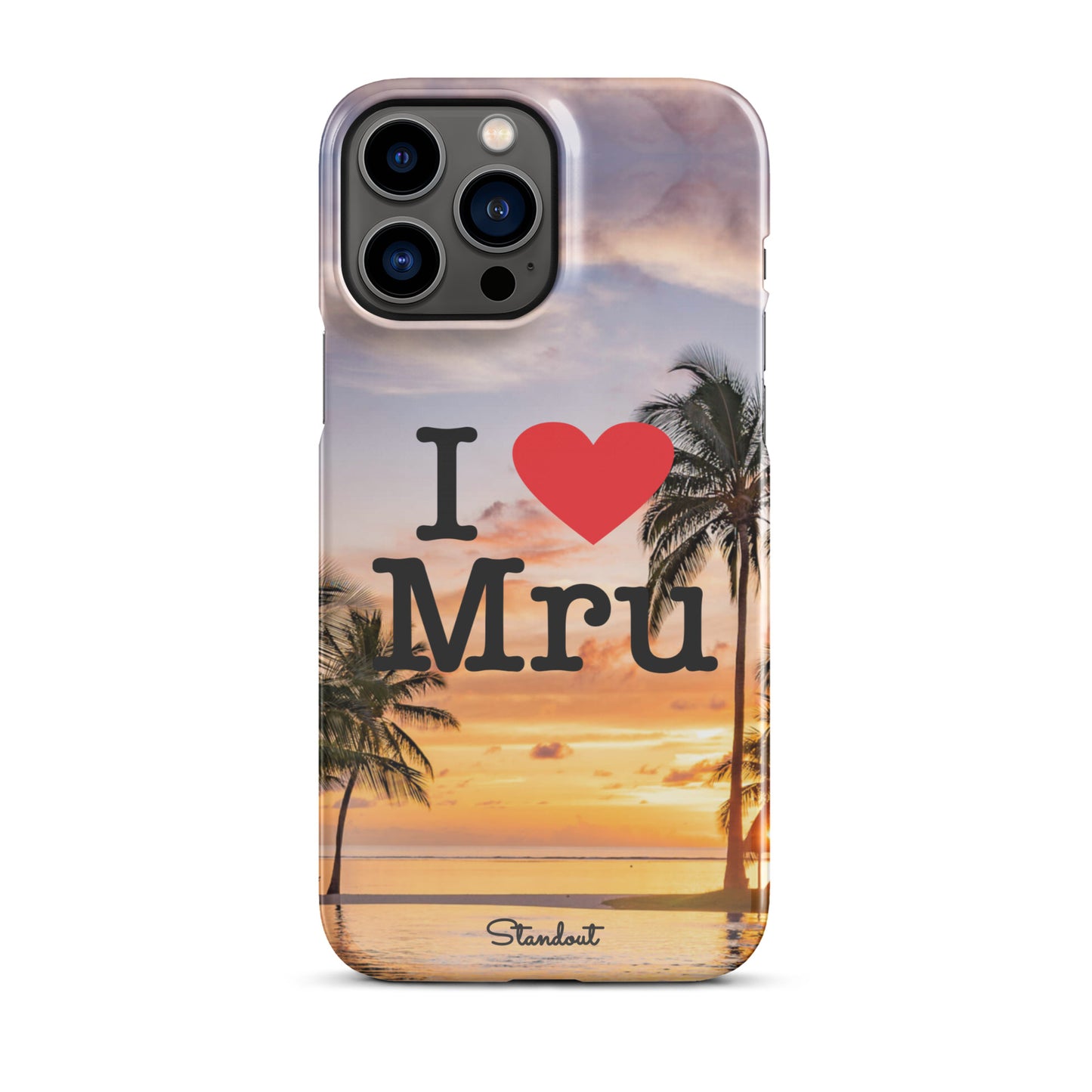 I love Mru Sunset Snap case for iPhone®