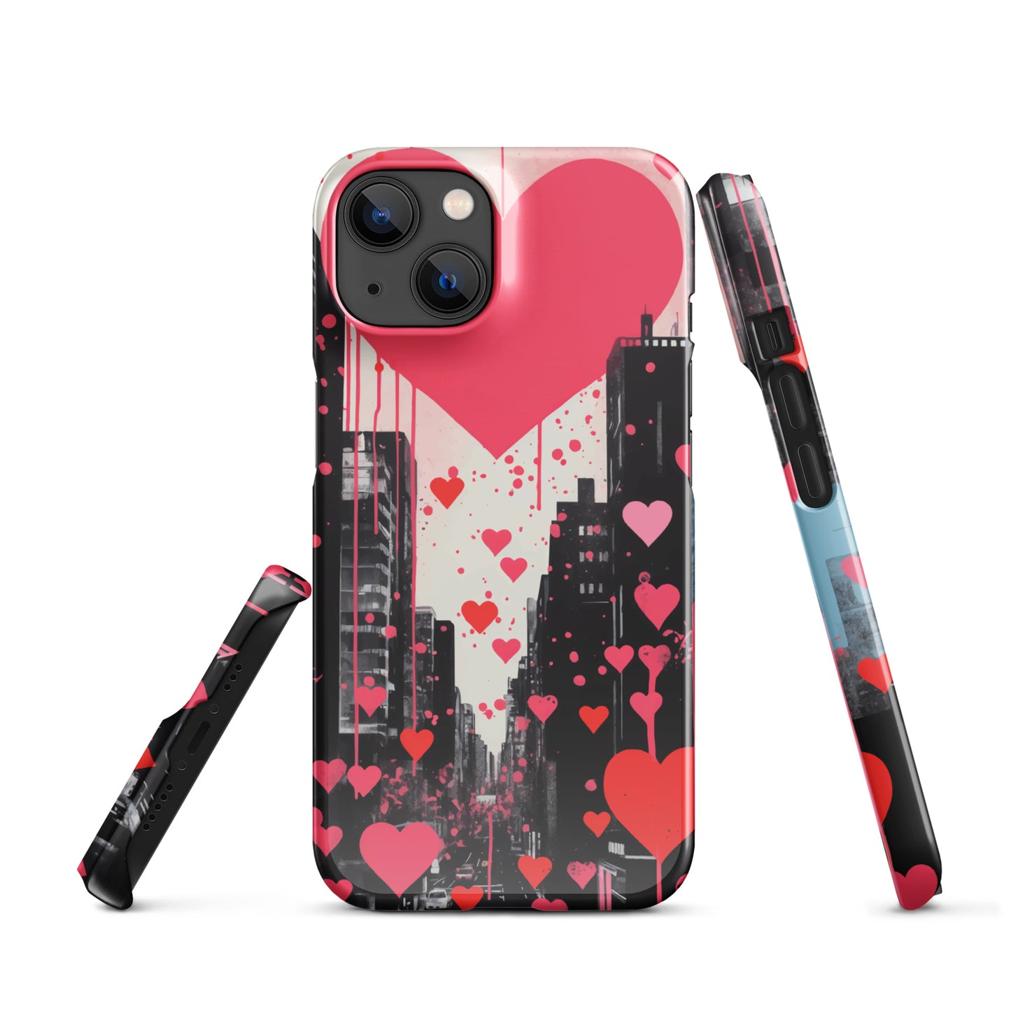 Hearts in the city  Snap case for iPhone®