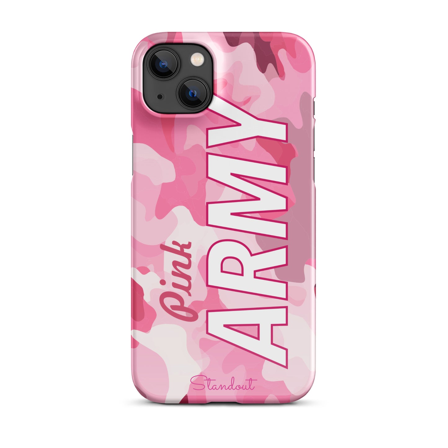 Pink Army Snap case for iPhone® SCI090