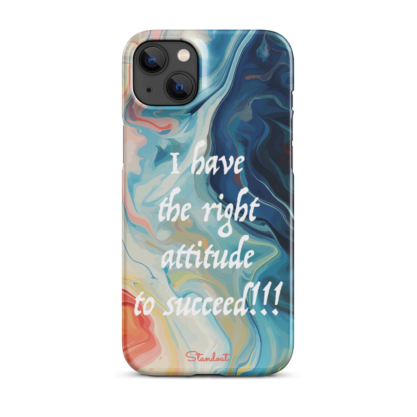 The right attitude Snap case for iPhone®