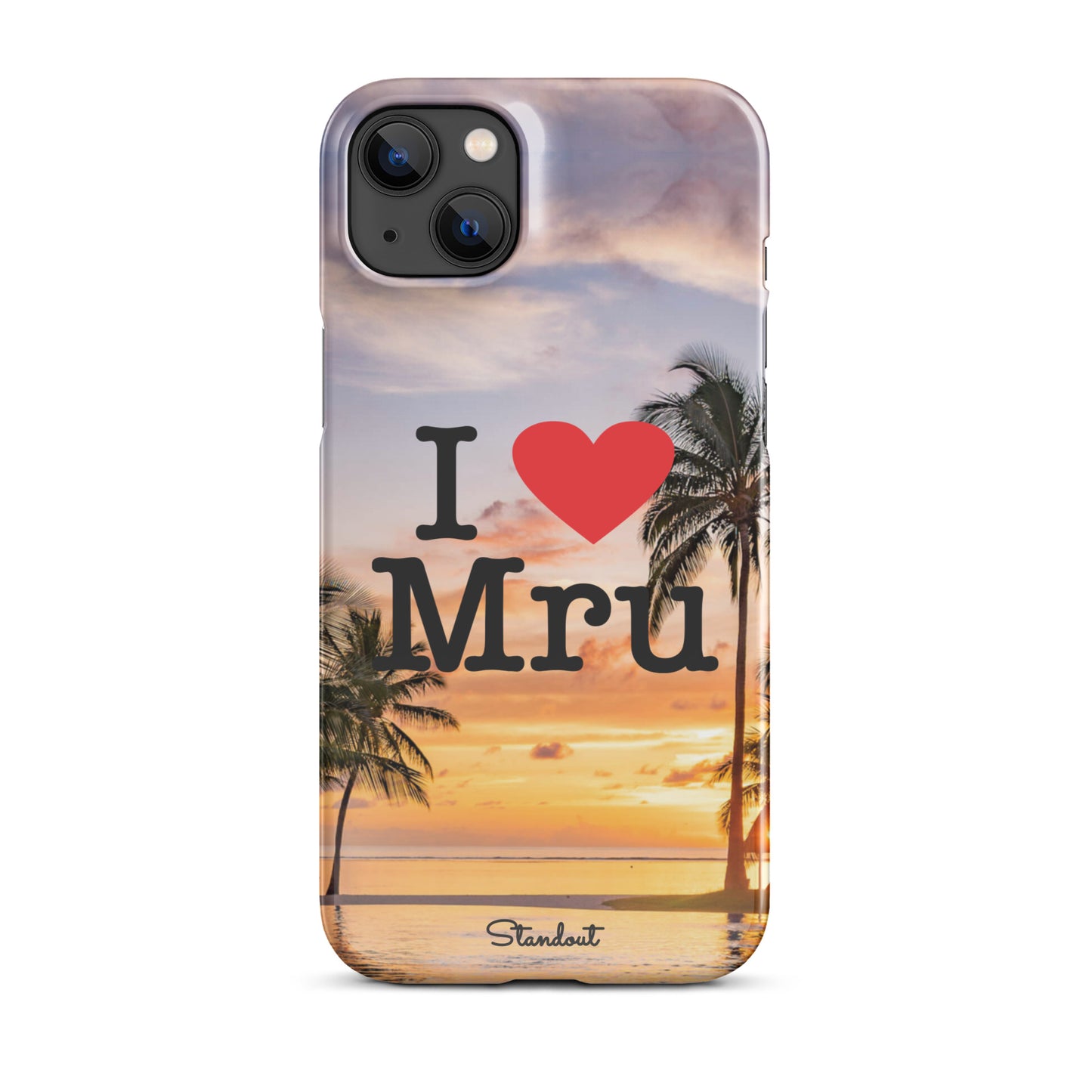 I love Mru Sunset Snap case for iPhone®