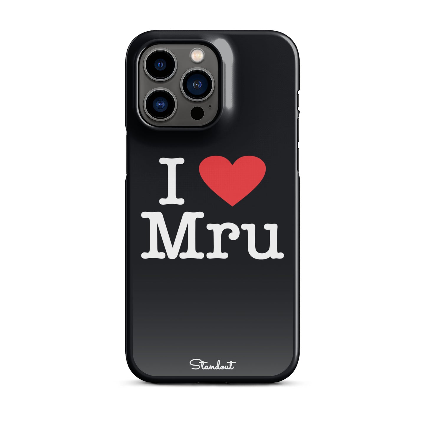 I love Mru original Snap case for iPhone®