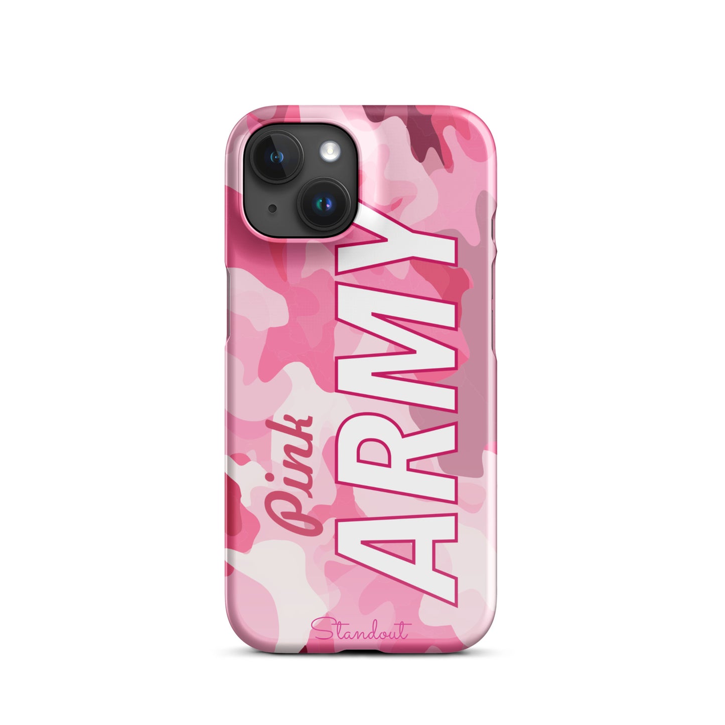 Pink Army Snap case for iPhone® SCI090