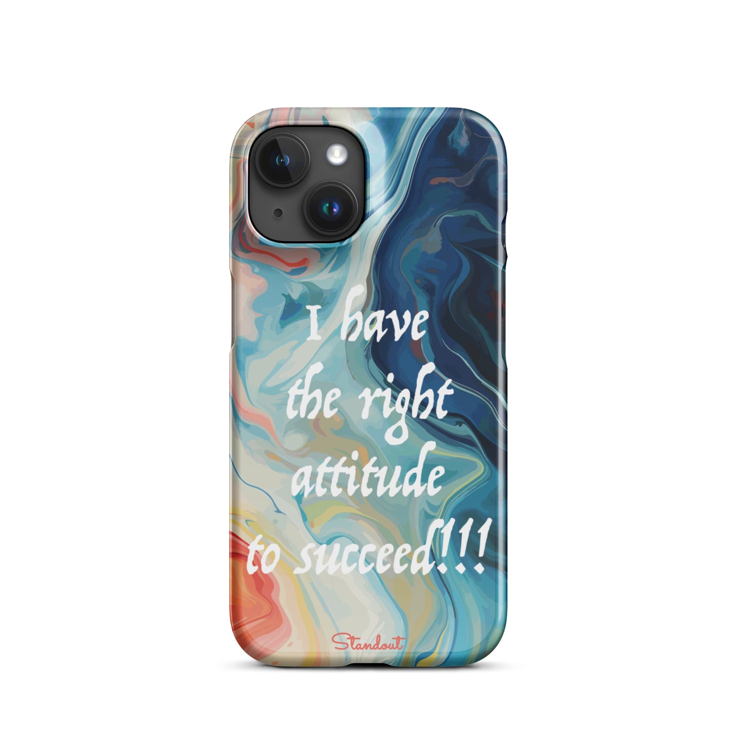 The right attitude Snap case for iPhone®