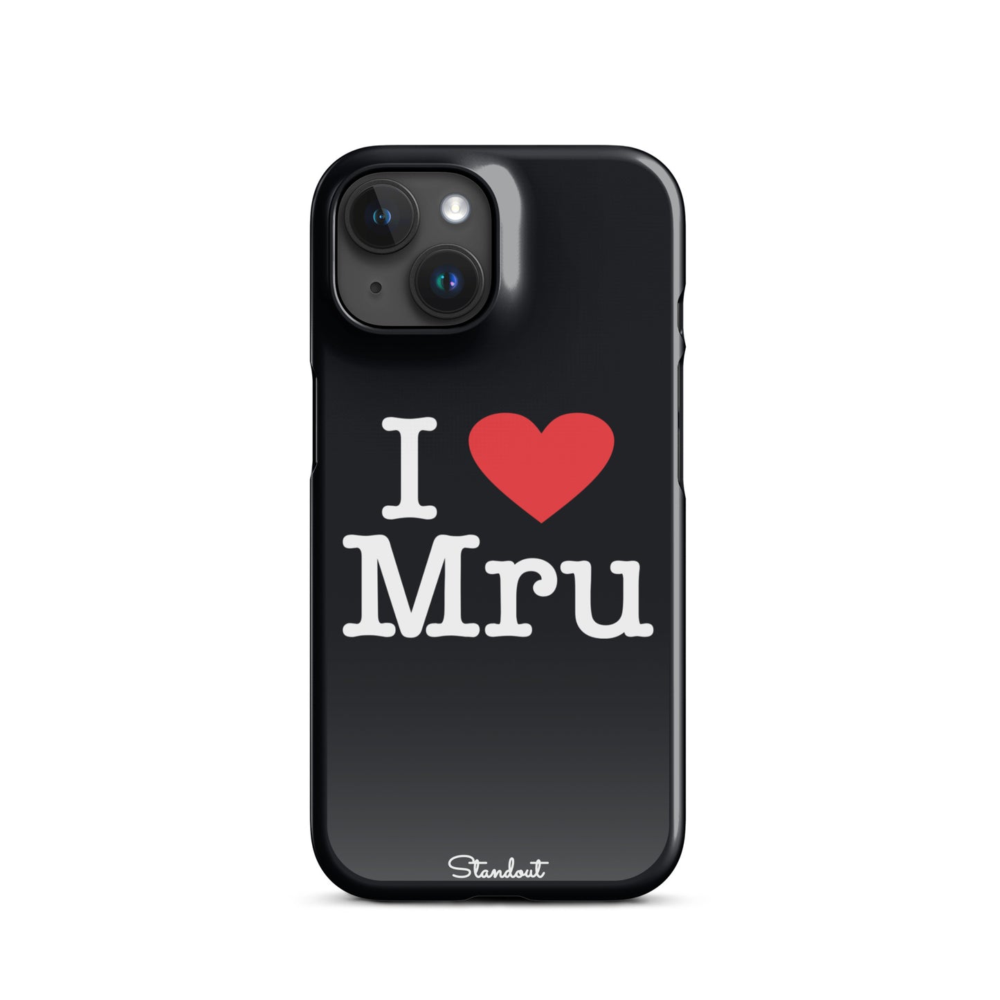 I love Mru original Snap case for iPhone®