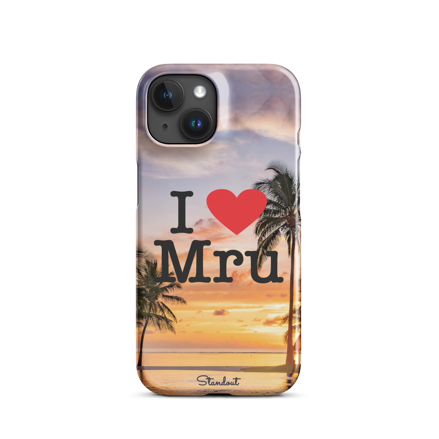 I love Mru Sunset Snap case for iPhone®