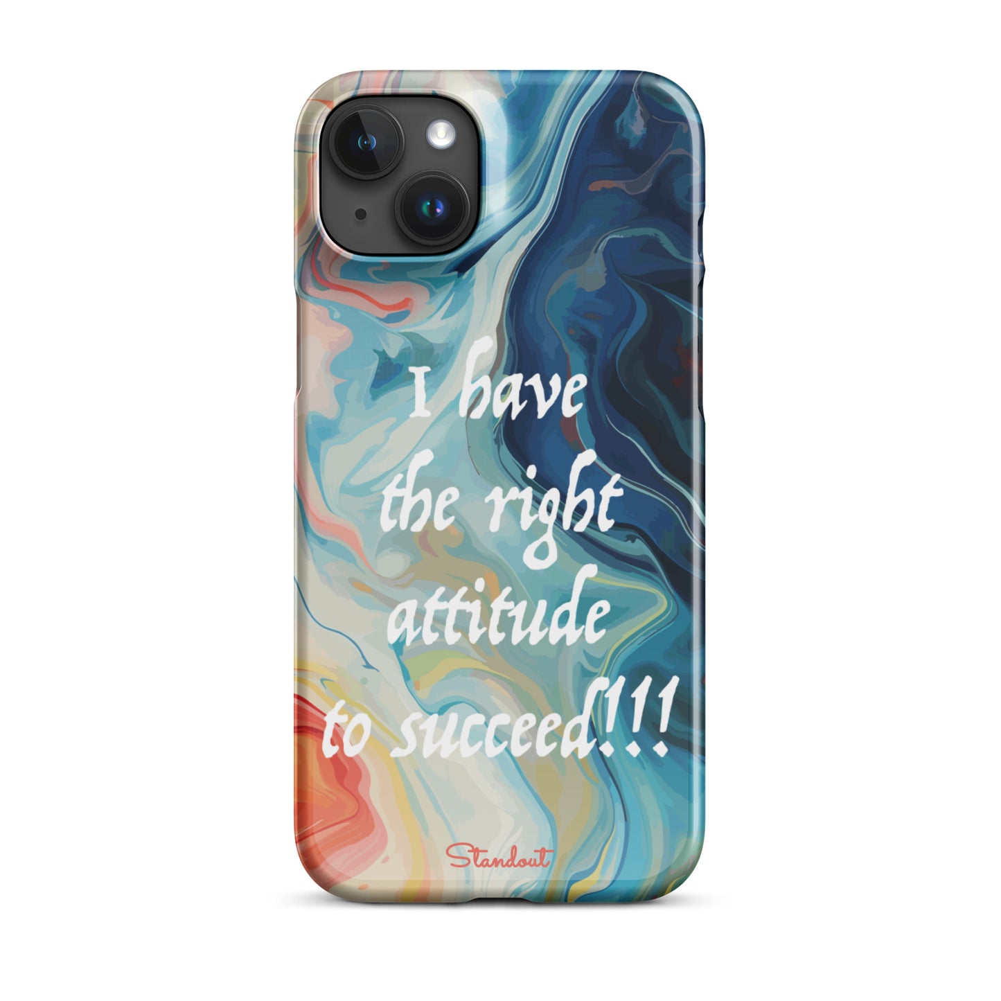 The right attitude Snap case for iPhone®