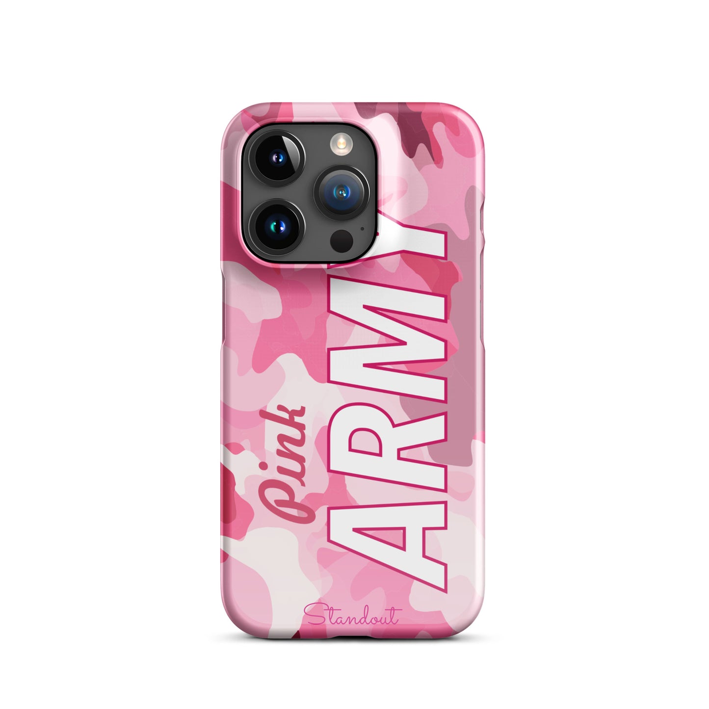 Pink Army Snap case for iPhone® SCI090