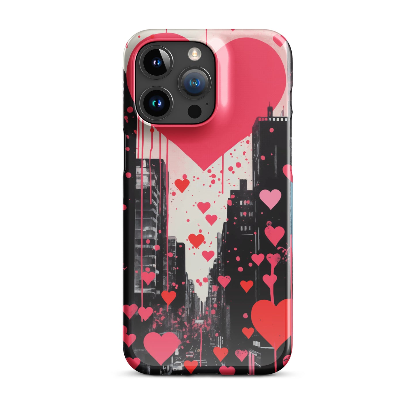 Hearts in the city  Snap case for iPhone®