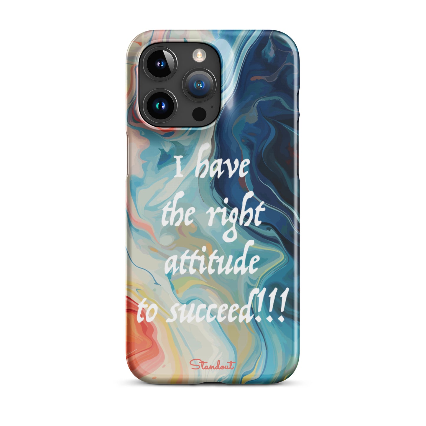 The right attitude Snap case for iPhone®