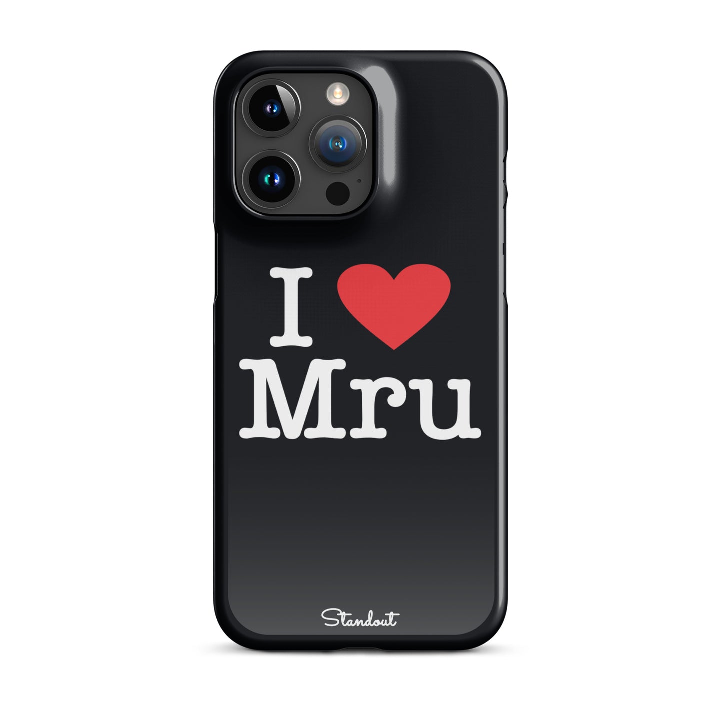 I love Mru original Snap case for iPhone®