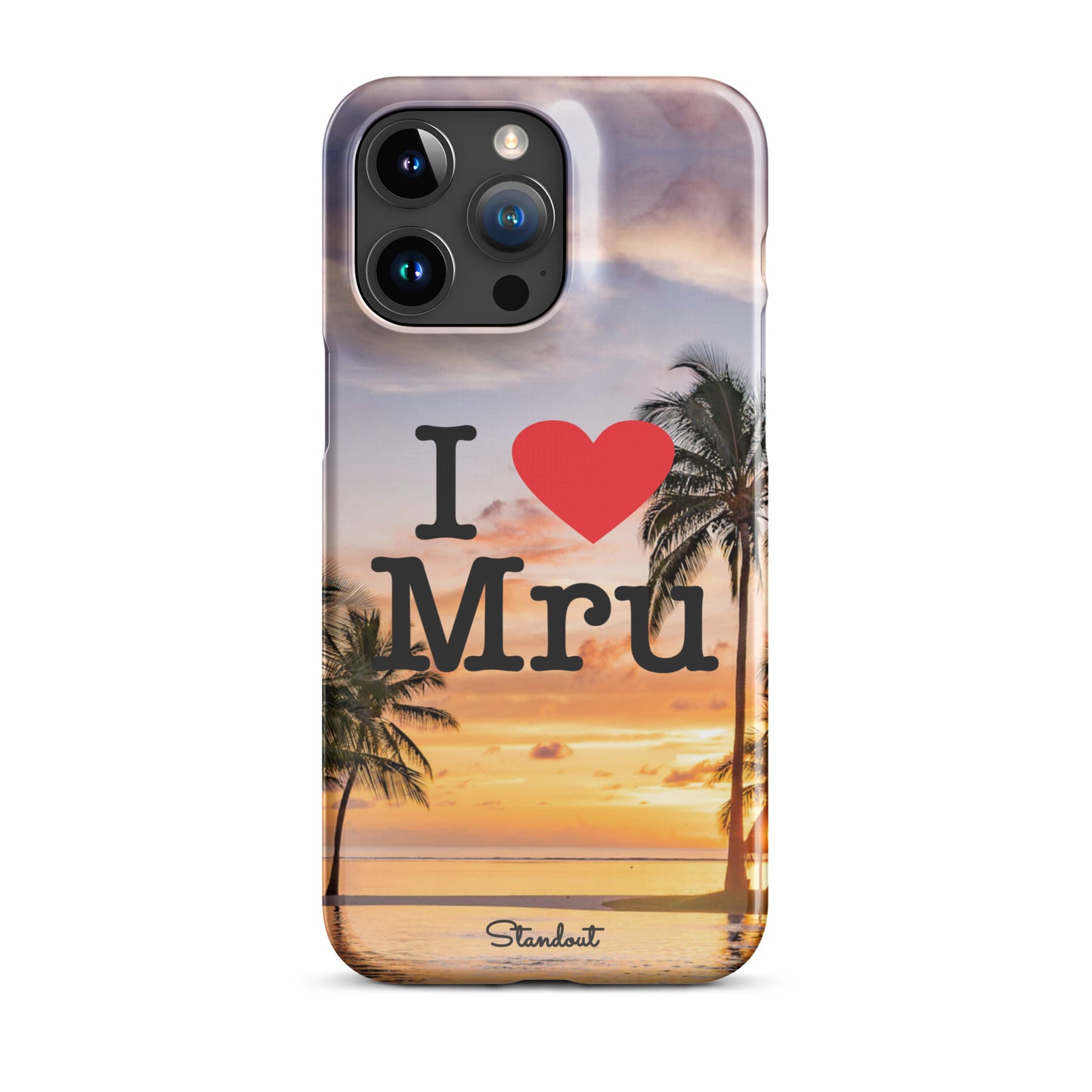 I love Mru Sunset Snap case for iPhone®