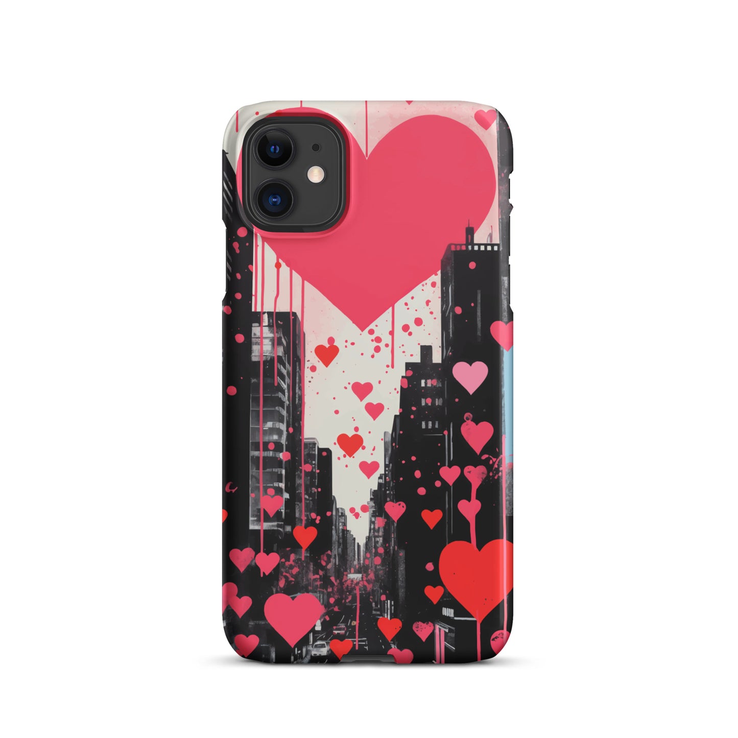 Hearts in the city  Snap case for iPhone®