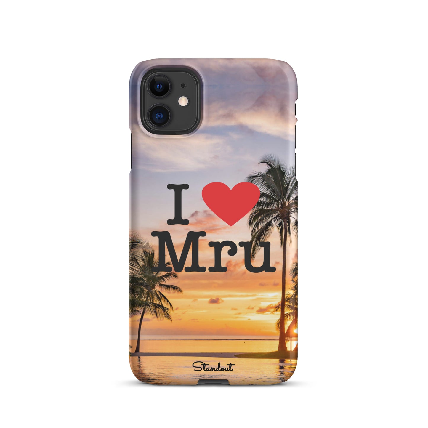 I love Mru Sunset Snap case for iPhone®