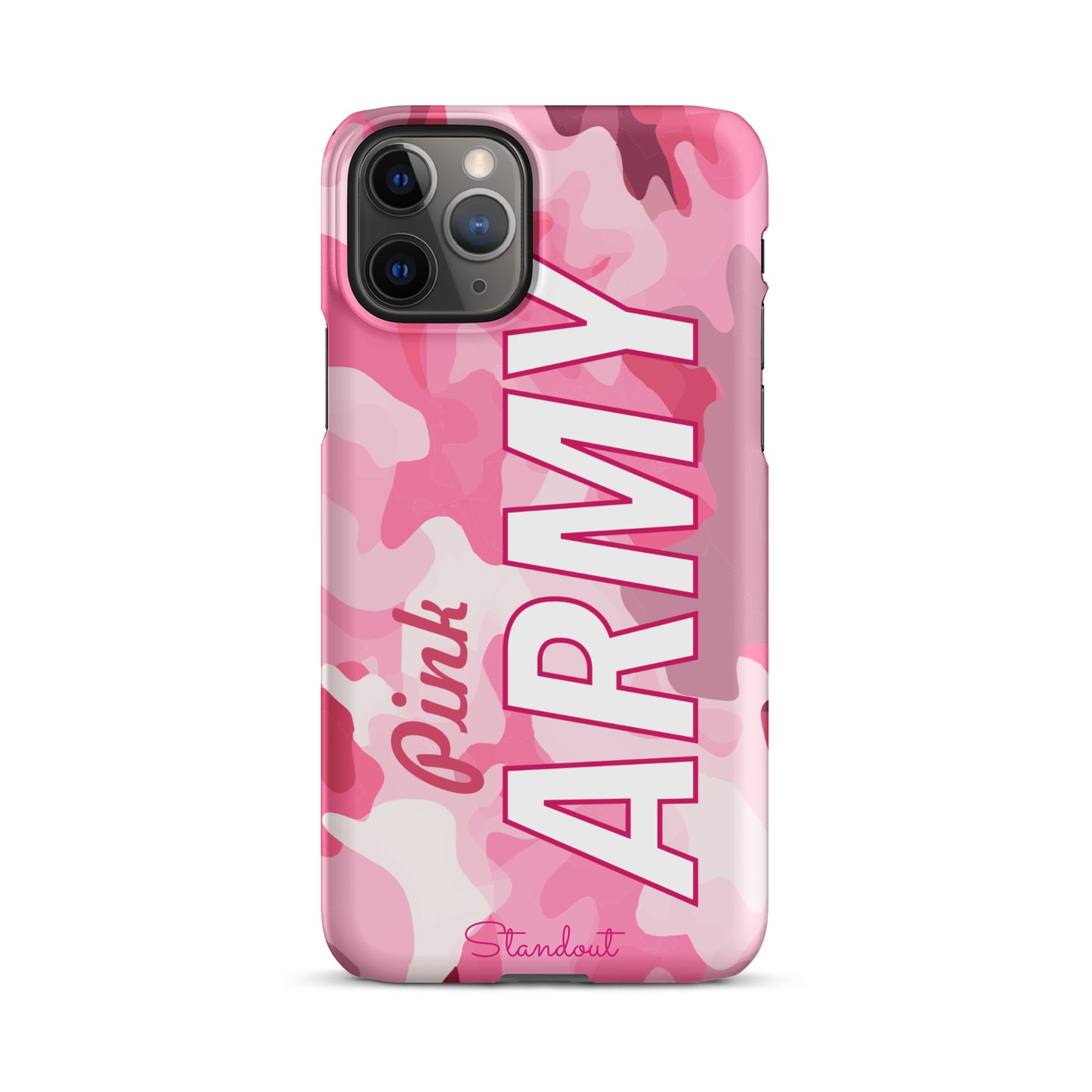 Pink Army Snap case for iPhone® SCI090