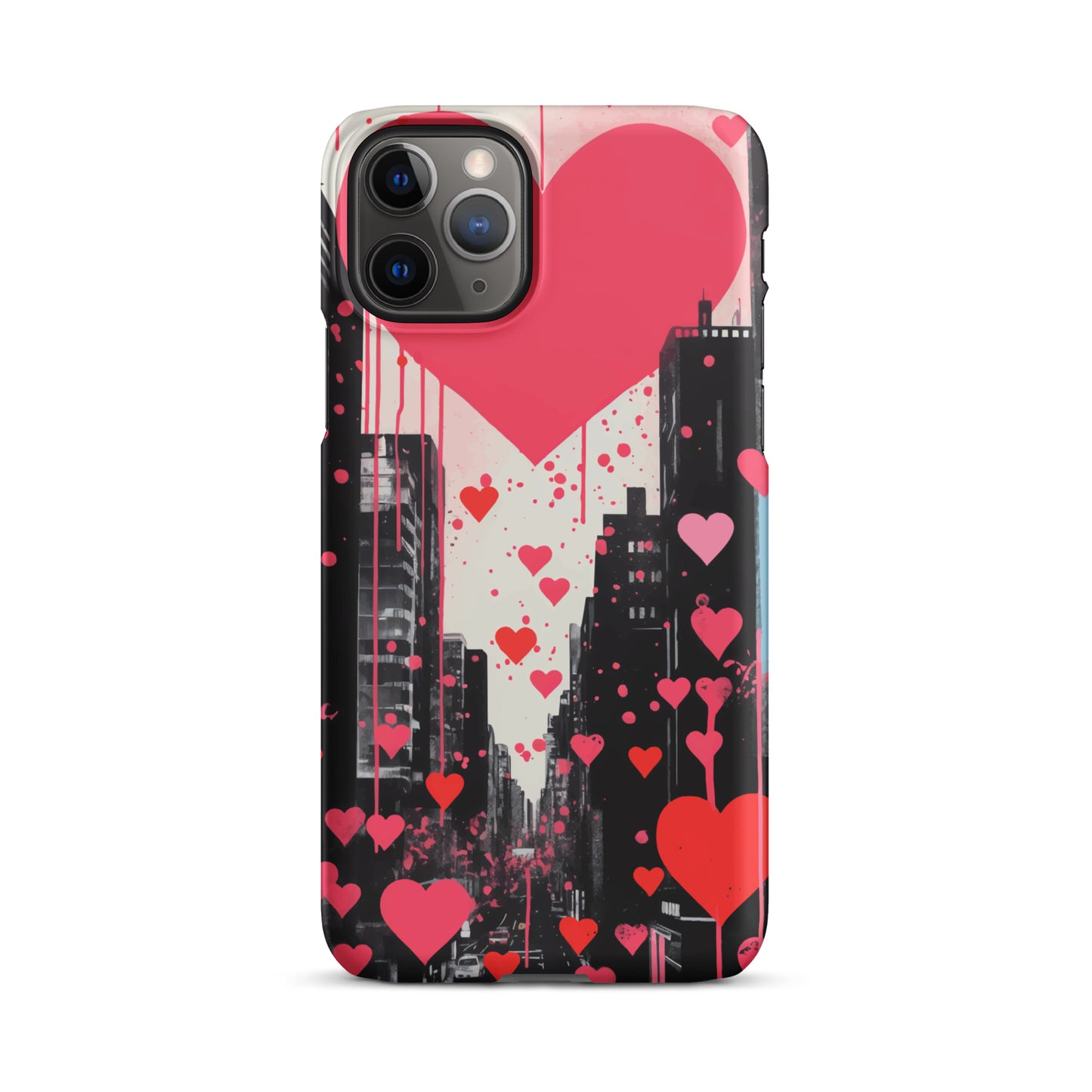 Hearts in the city  Snap case for iPhone®