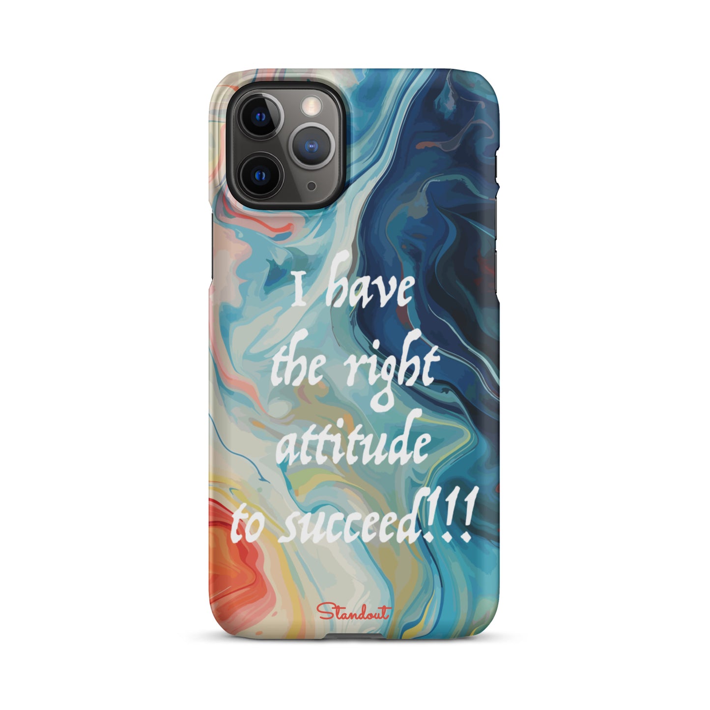 The right attitude Snap case for iPhone®