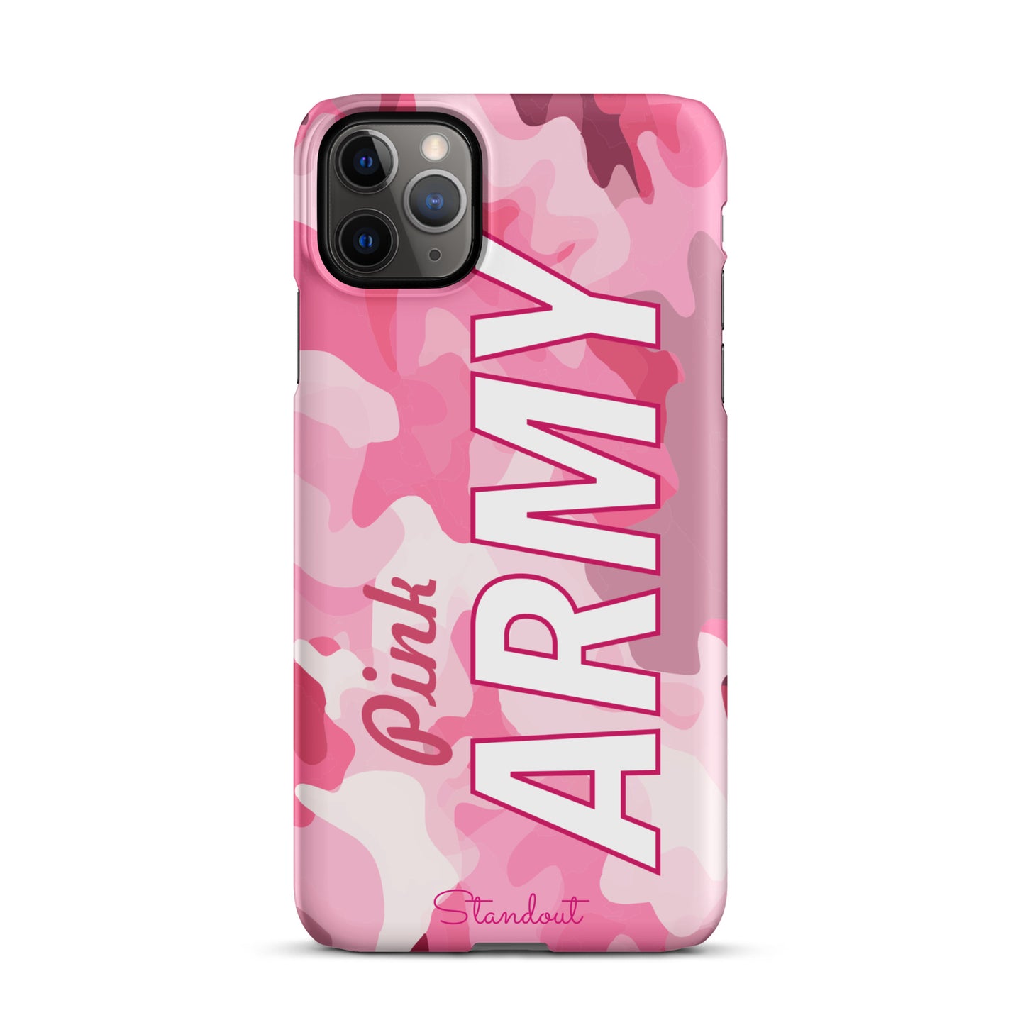 Pink Army Snap case for iPhone® SCI090