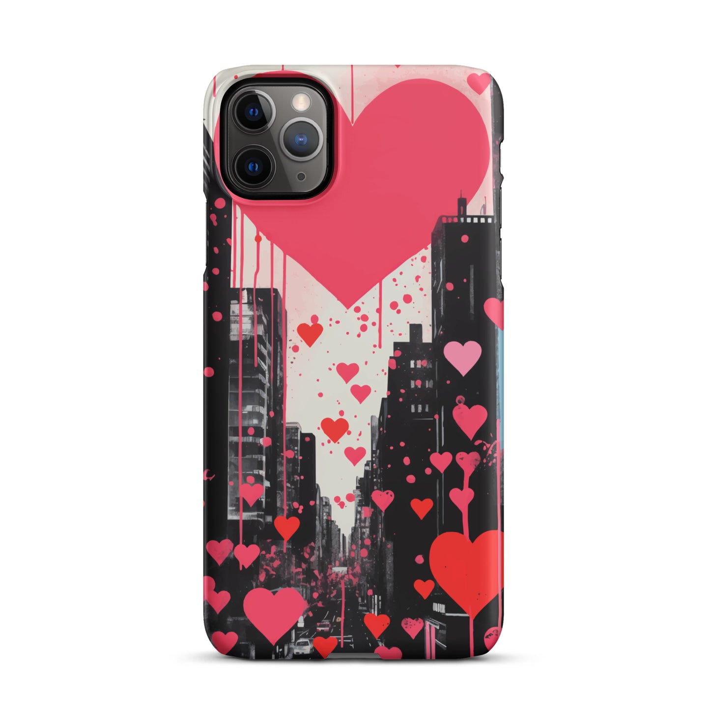 Hearts in the city  Snap case for iPhone®