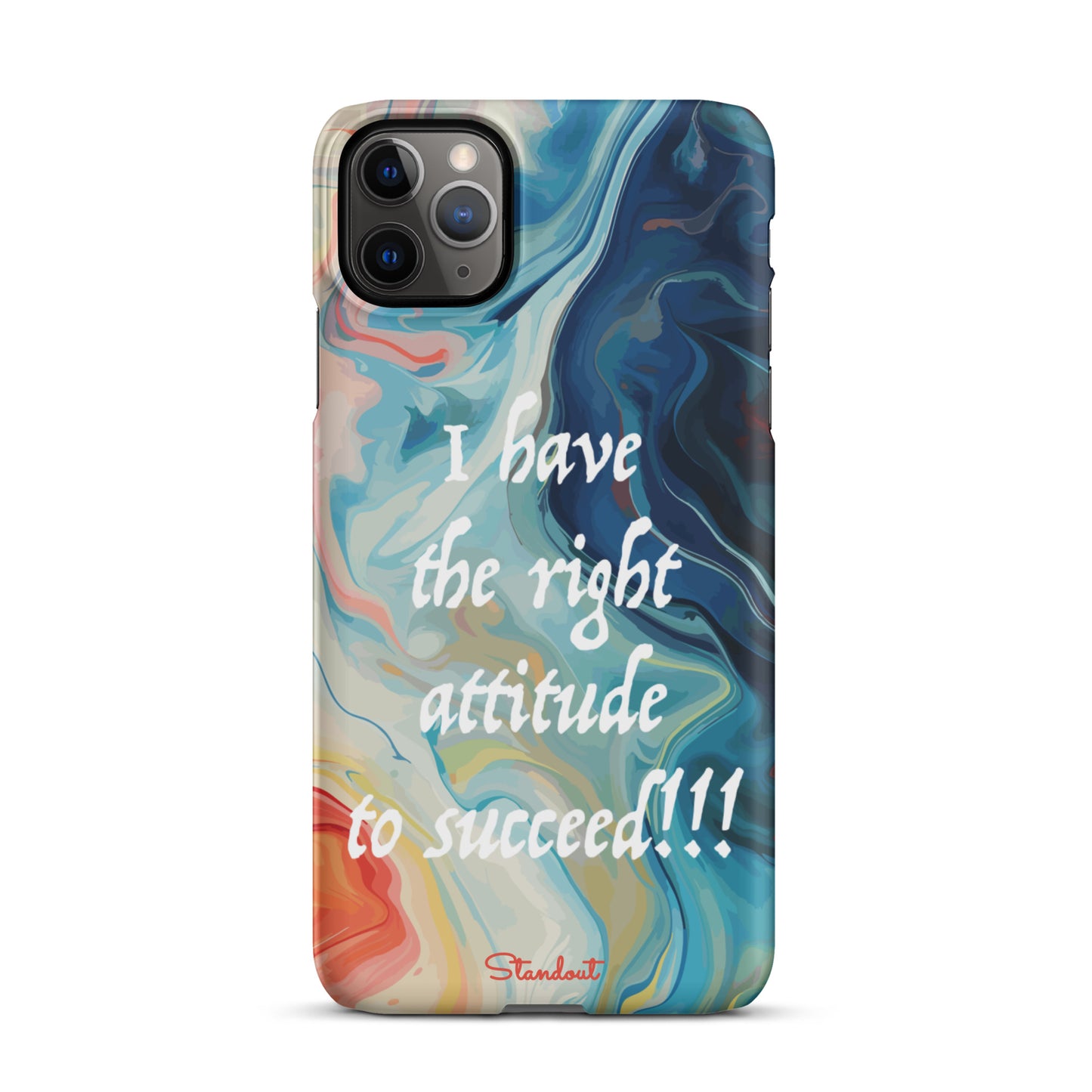 The right attitude Snap case for iPhone®