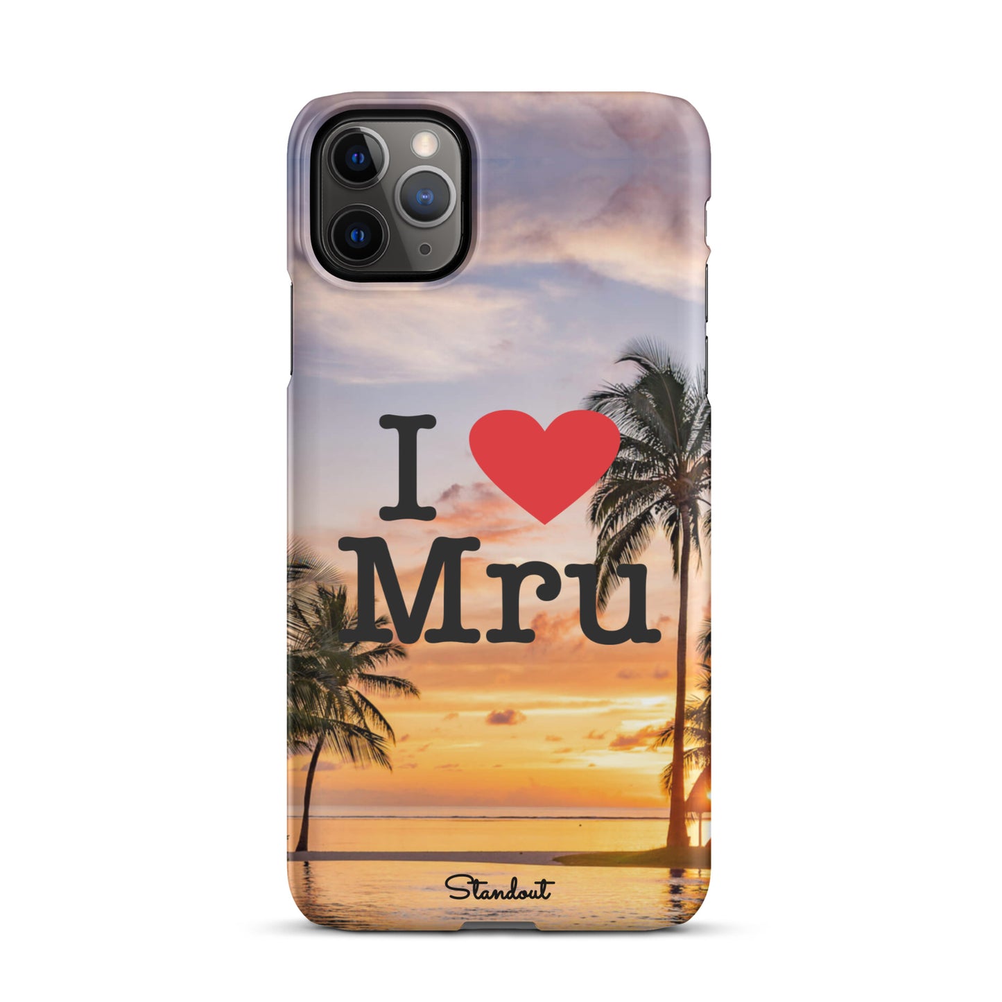 I love Mru Sunset Snap case for iPhone®