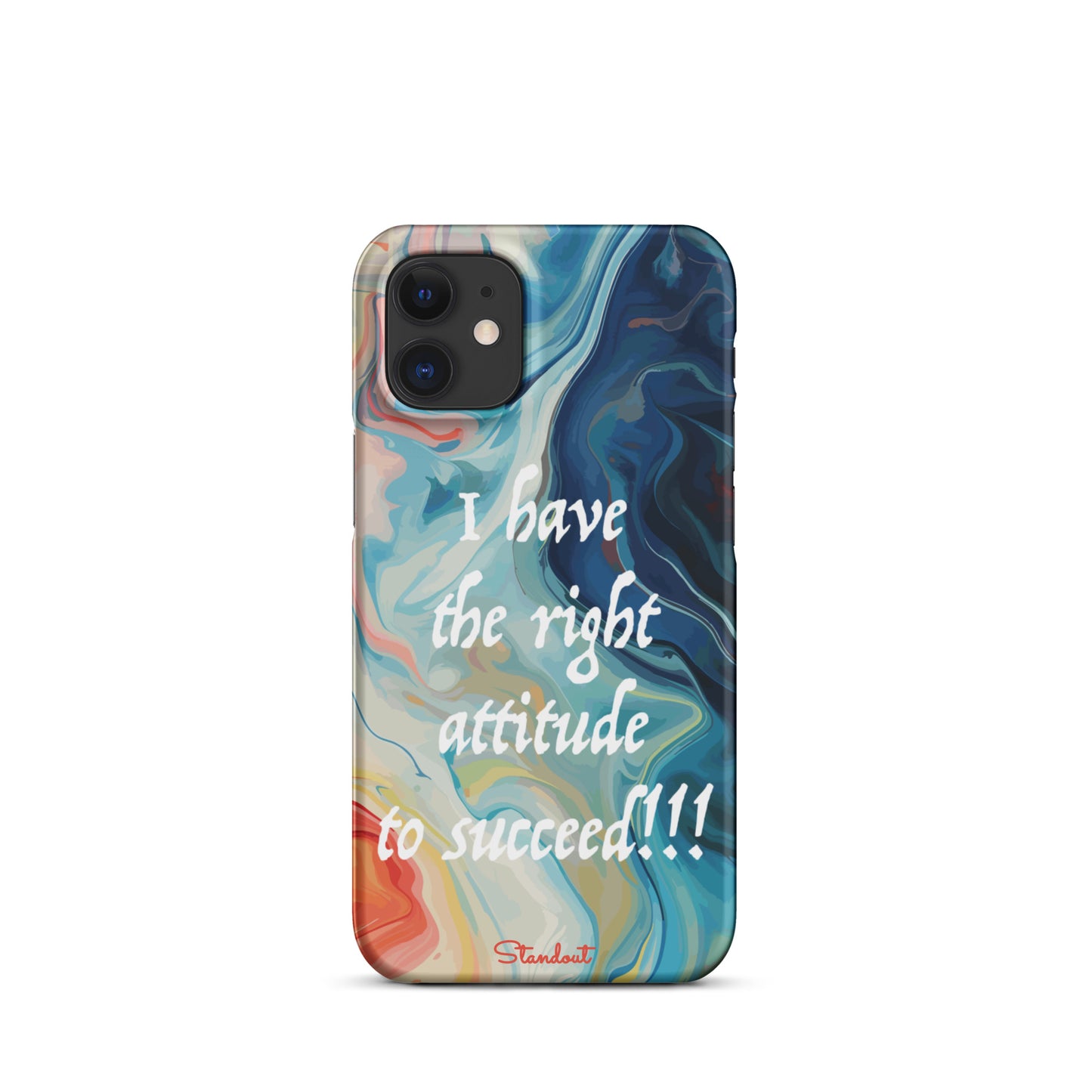 The right attitude Snap case for iPhone®