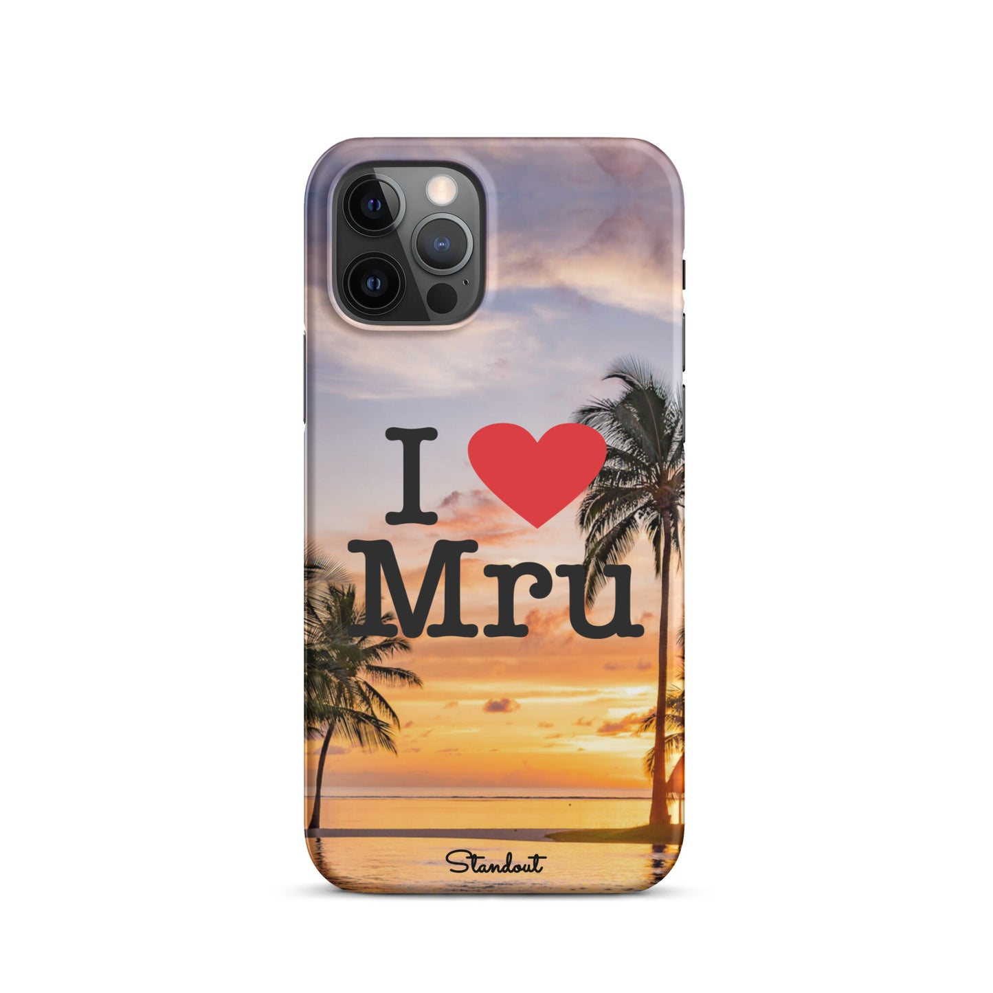 I love Mru Sunset Snap case for iPhone®