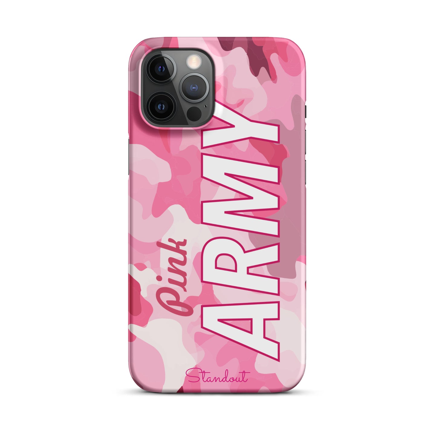 Pink Army Snap case for iPhone® SCI090