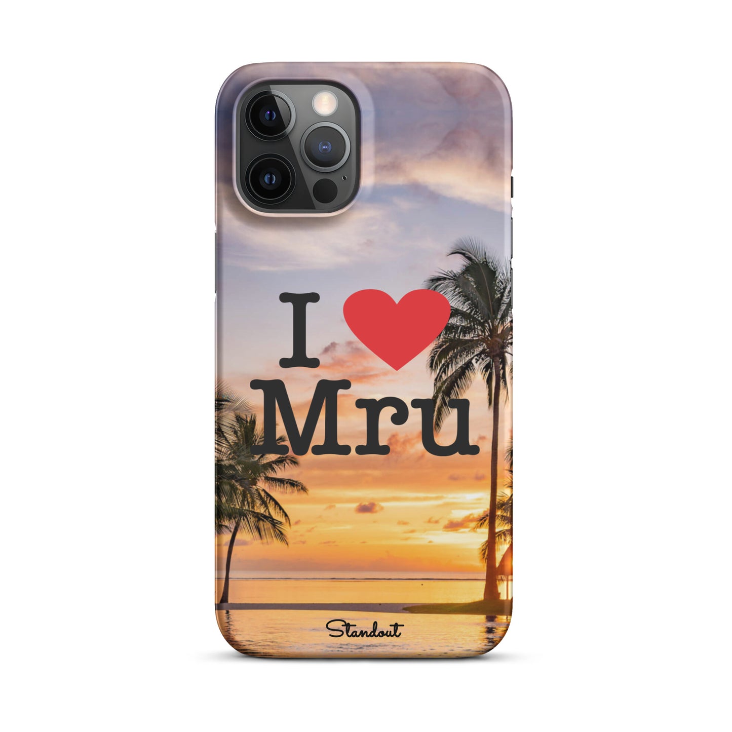 I love Mru Sunset Snap case for iPhone®