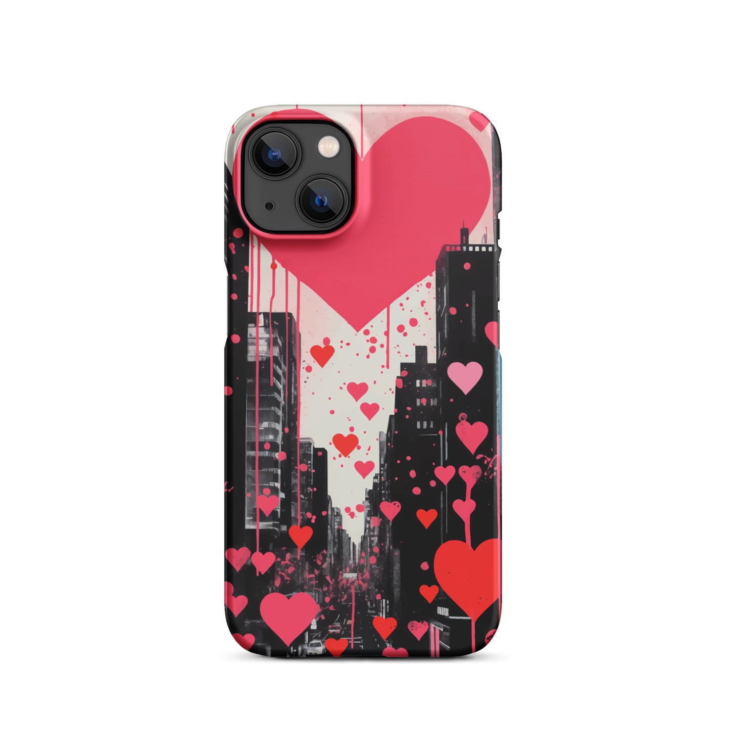 Hearts in the city  Snap case for iPhone®