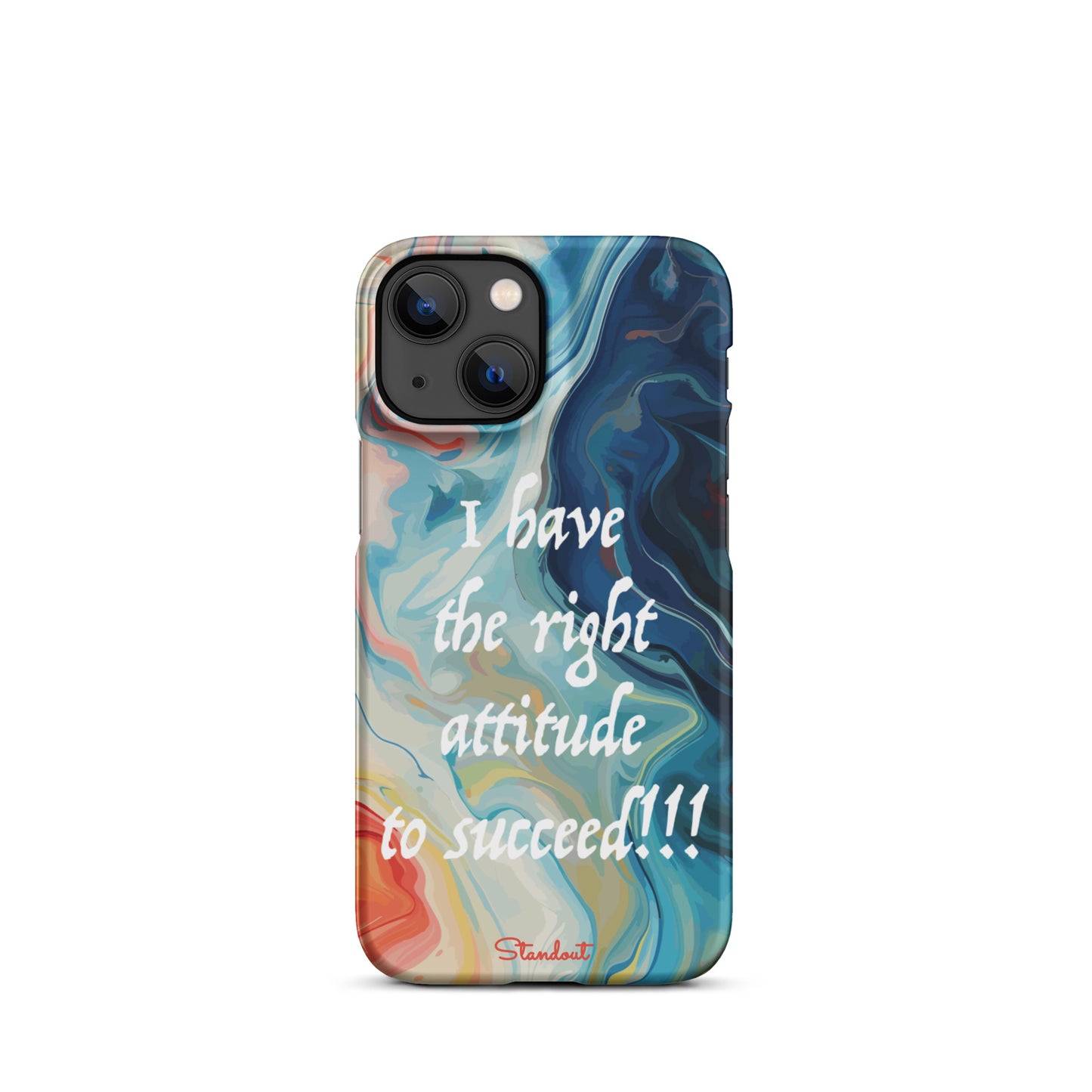 The right attitude Snap case for iPhone®