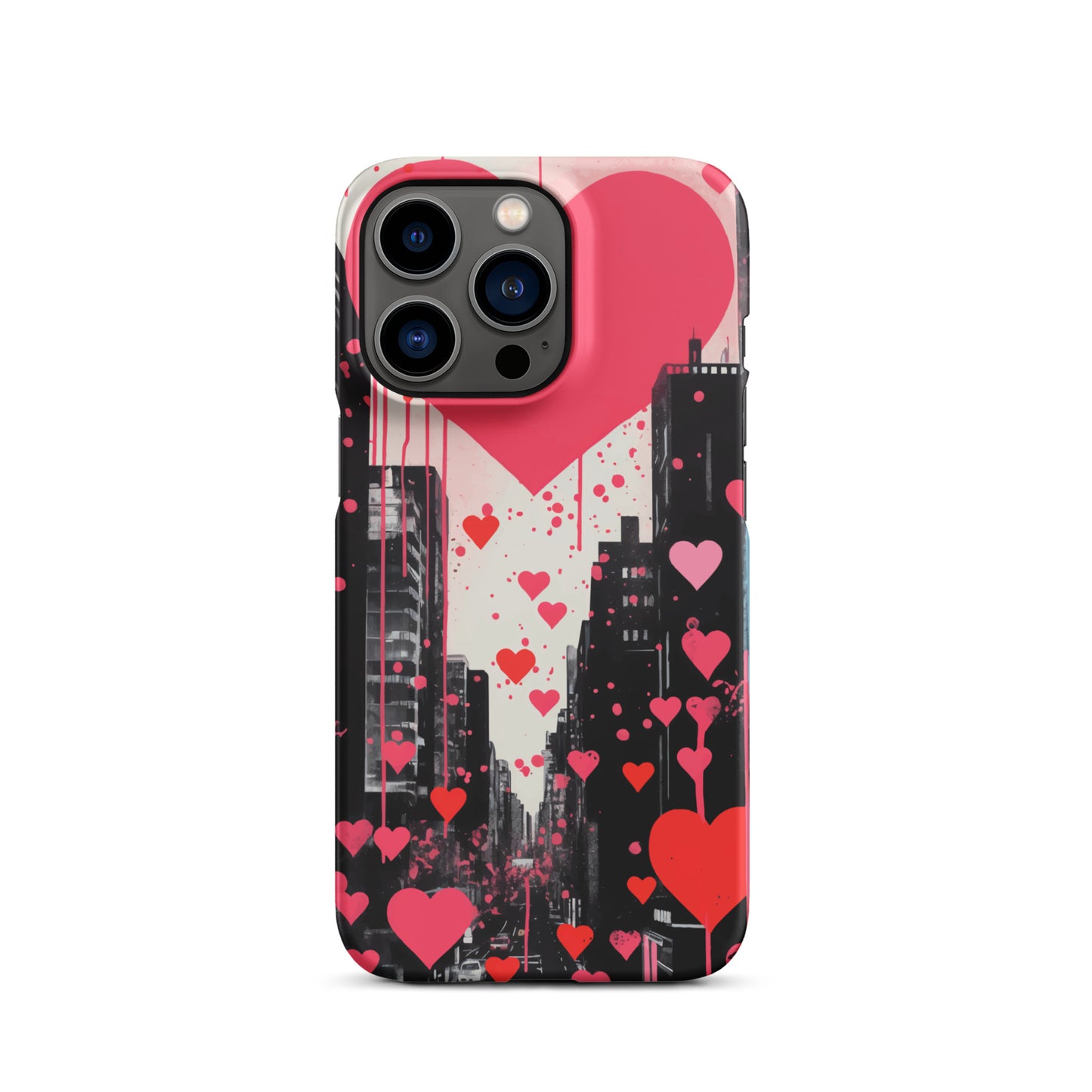 Hearts in the city  Snap case for iPhone®