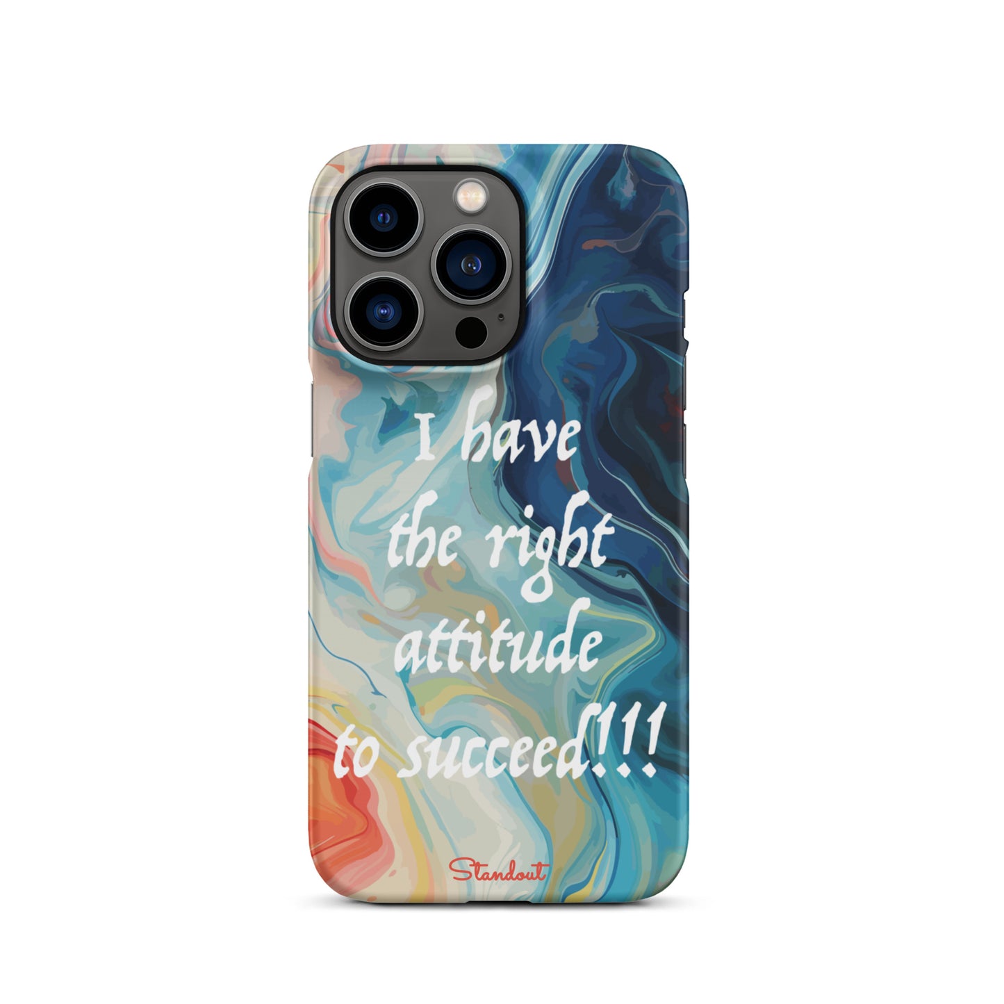 The right attitude Snap case for iPhone®