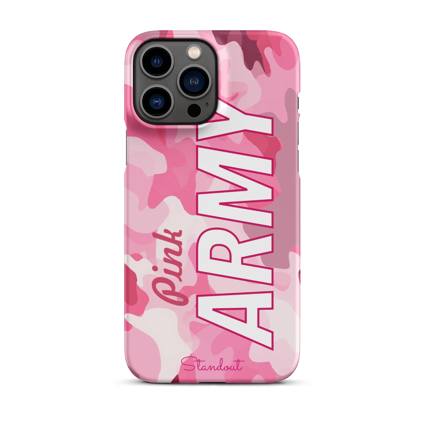 Pink Army Snap case for iPhone® SCI090