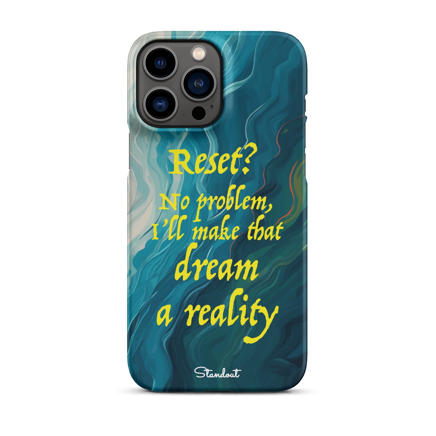 Reset in Life Snap case for iPhone®