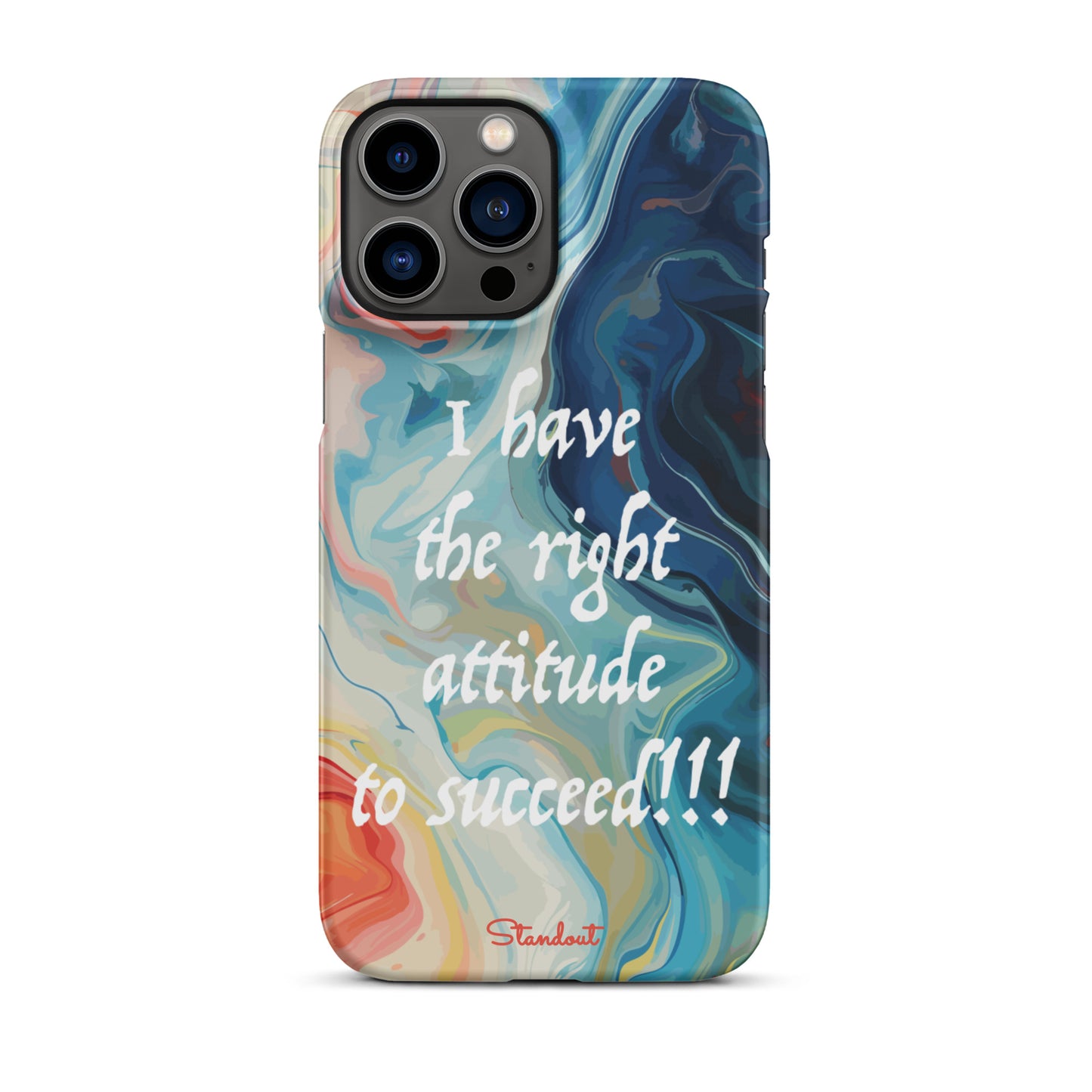 The right attitude Snap case for iPhone®