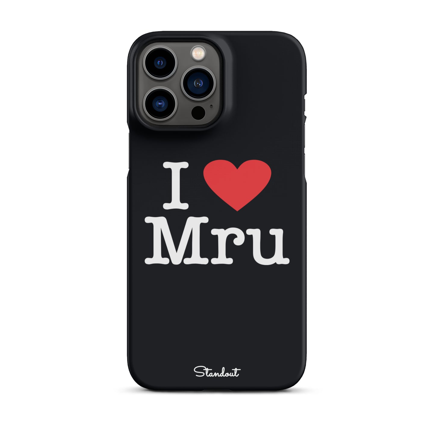 I love Mru original Snap case for iPhone®